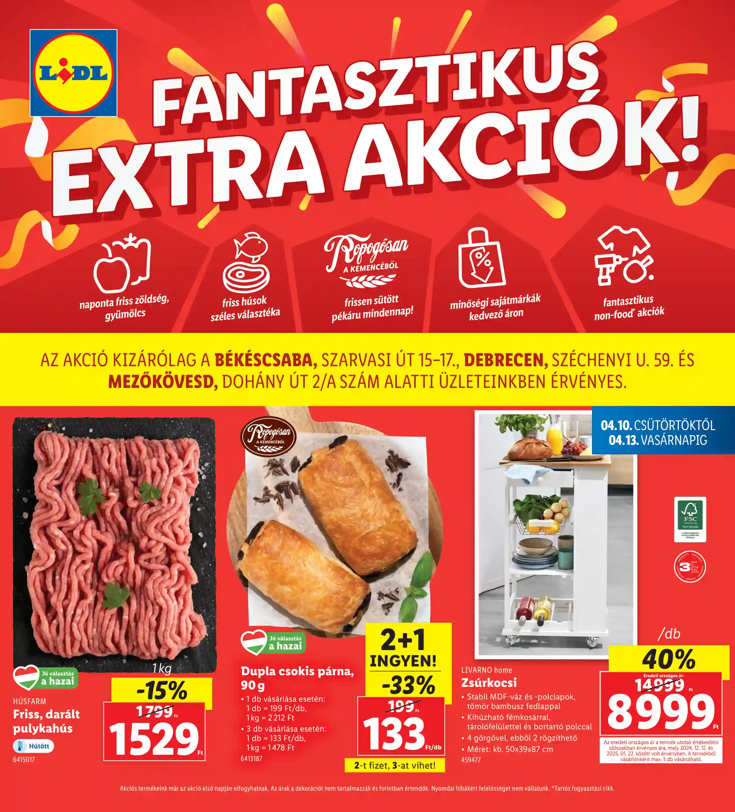 LIDL Regionális akciók 15.hét