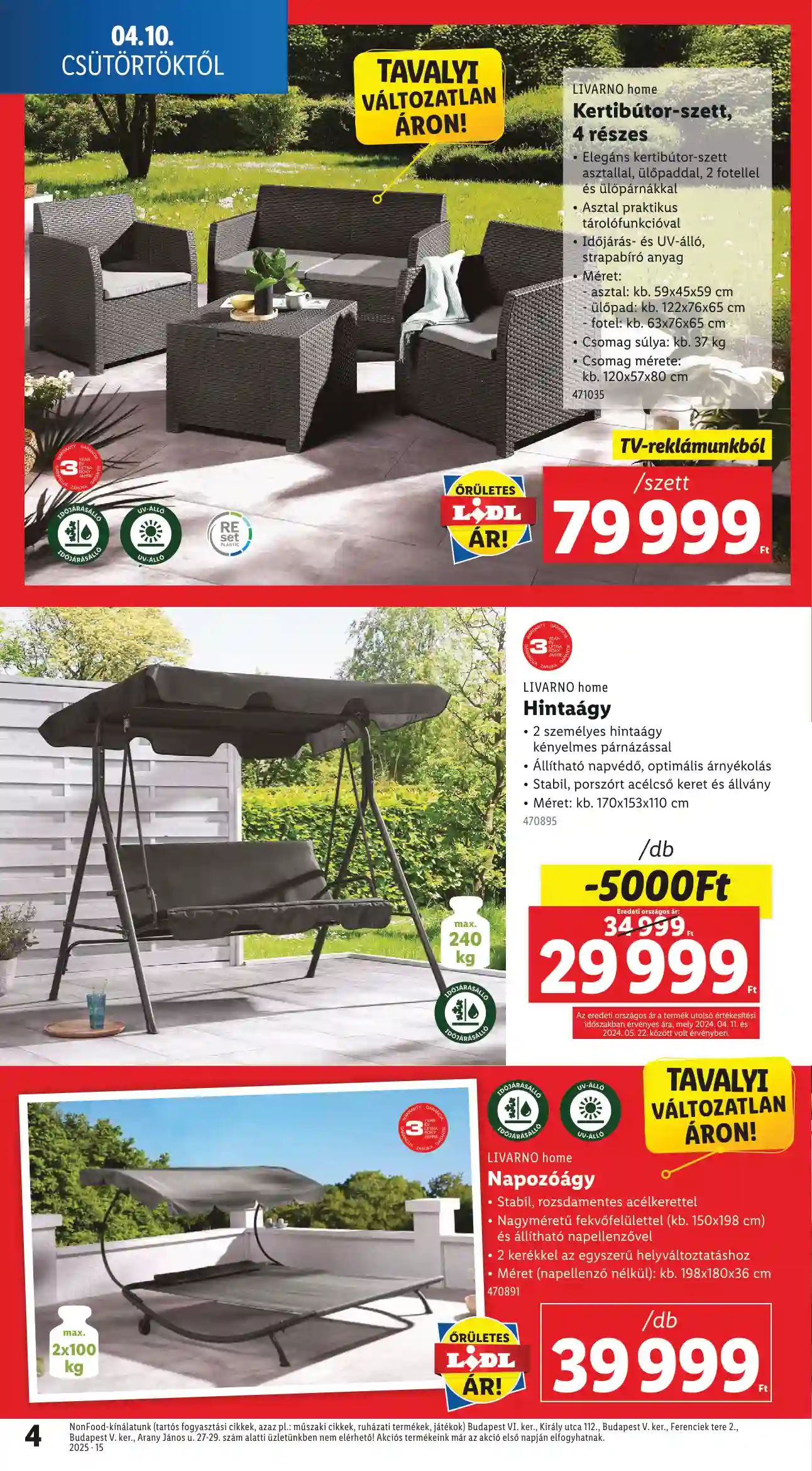 Lidl akciós újság 15. hét (Érvényes 04.10-től) (13 oldal)