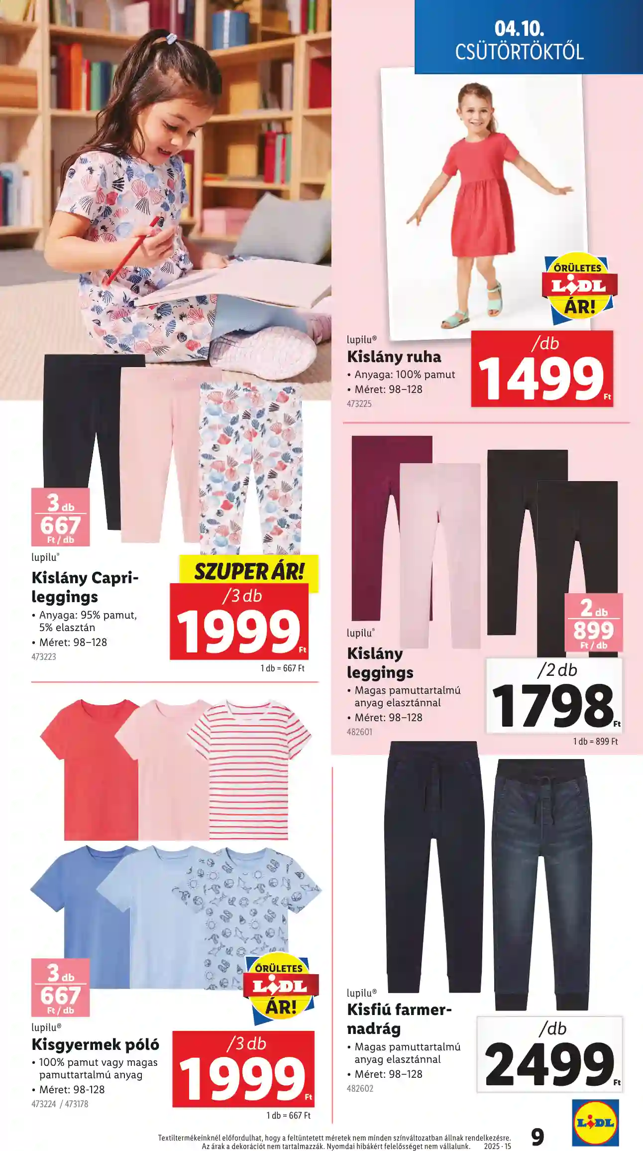 Lidl akciós újság 15. hét (Érvényes 04.10-től) (18 oldal)