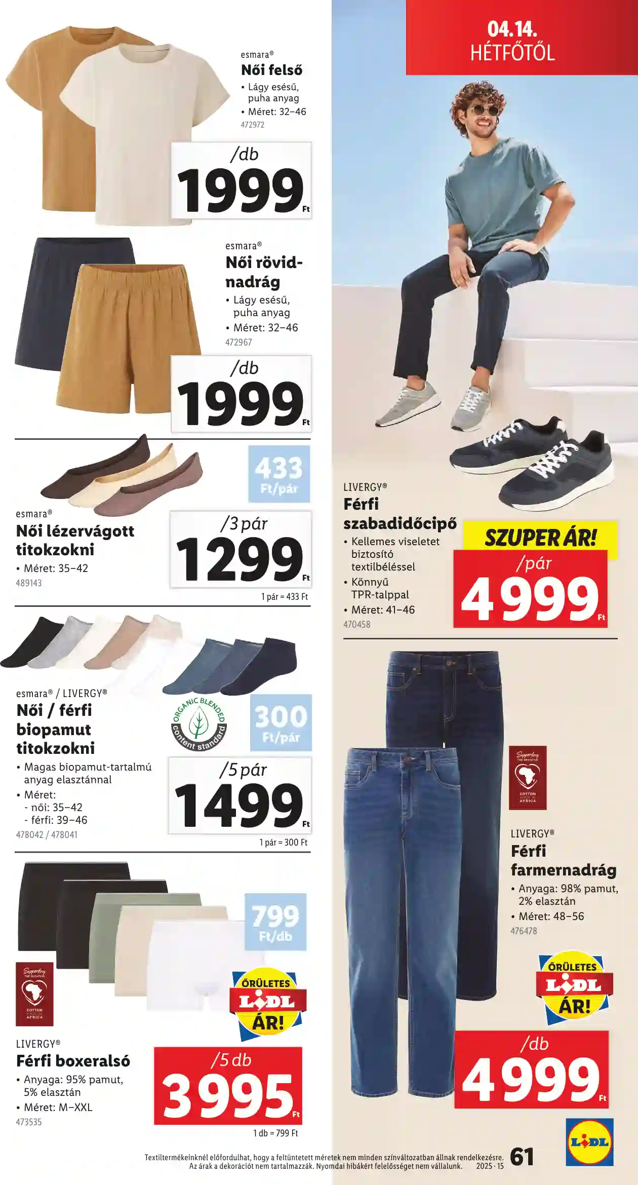 Lidl akciós újság 15. hét (Érvényes 04.10-től) (9 oldal)