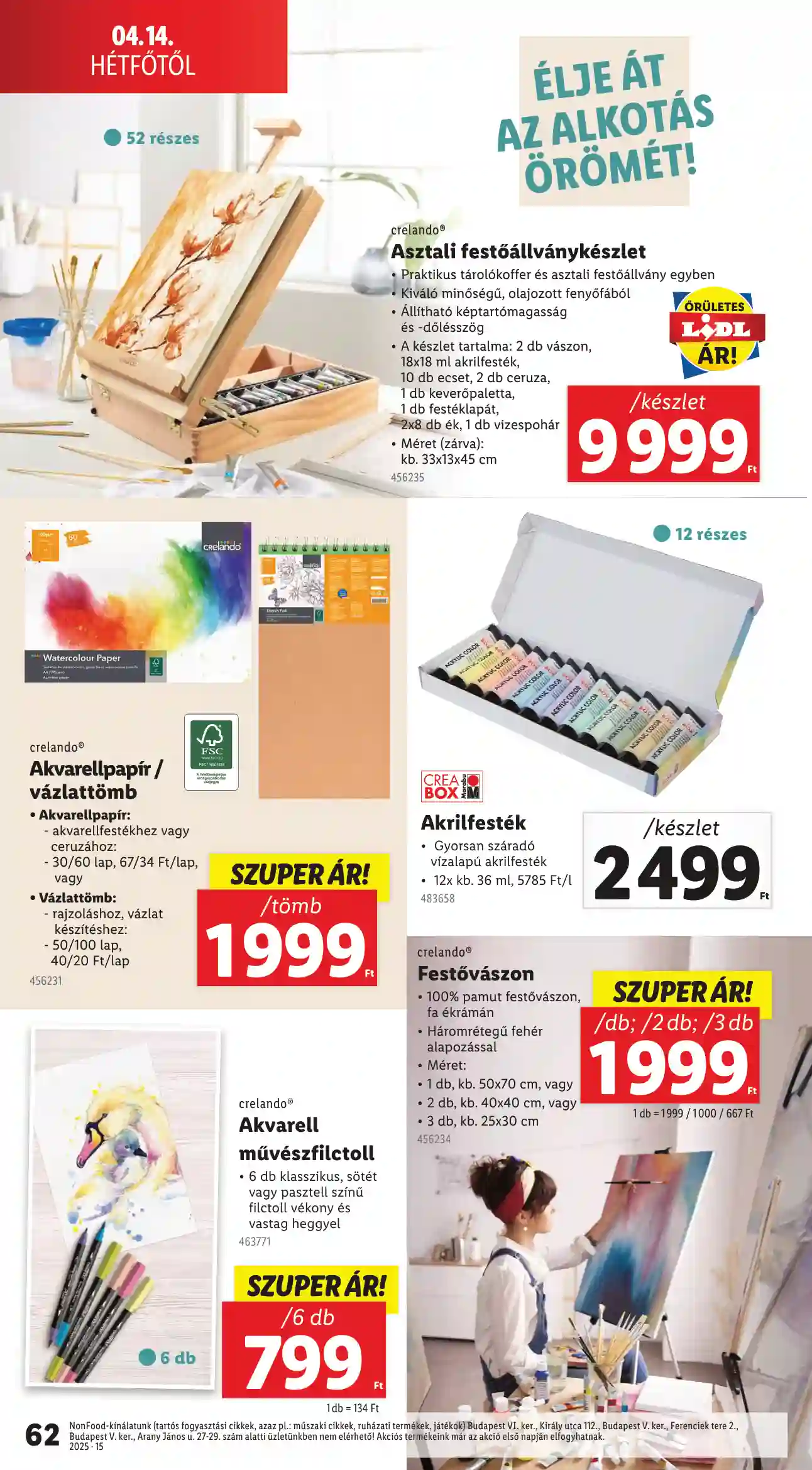 Lidl akciós újság 15. hét (Érvényes 04.10-től) (10 oldal)