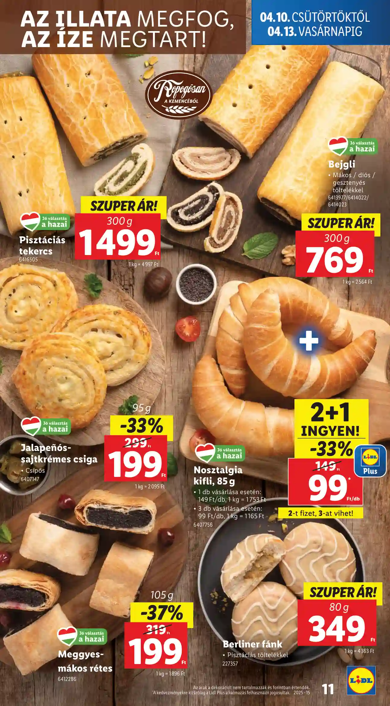 Lidl akciós újság 15. hét (Érvényes 04.10-től) (3 oldal)