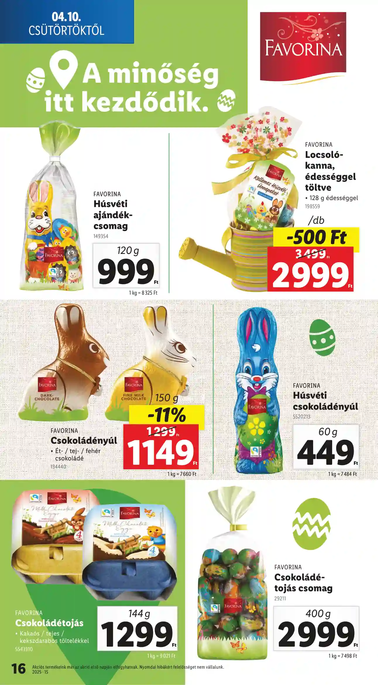 Lidl akciós újság 15. hét (Érvényes 04.10-től) (8 oldal)