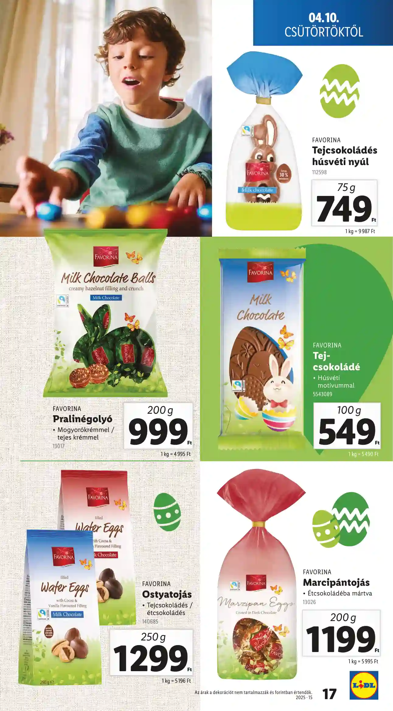 Lidl akciós újság 15. hét (Érvényes 04.10-től) (9 oldal)