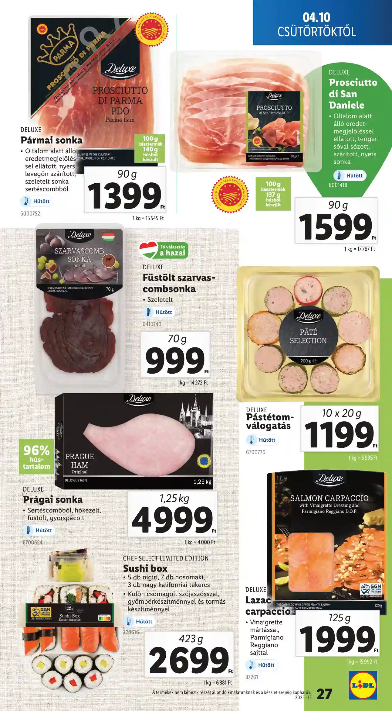 Lidl akciós újság 15. hét (Érvényes 04.10-től) (20 oldal)