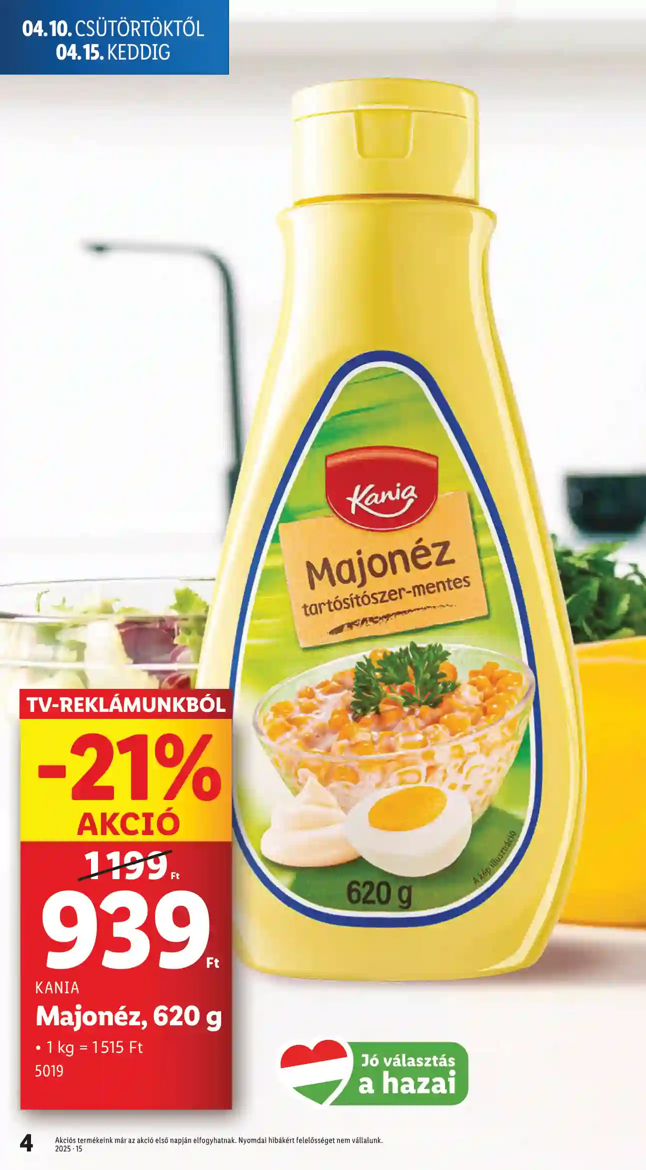 Lidl akciós újság 15. hét (Érvényes 04.10-től) (24 oldal)