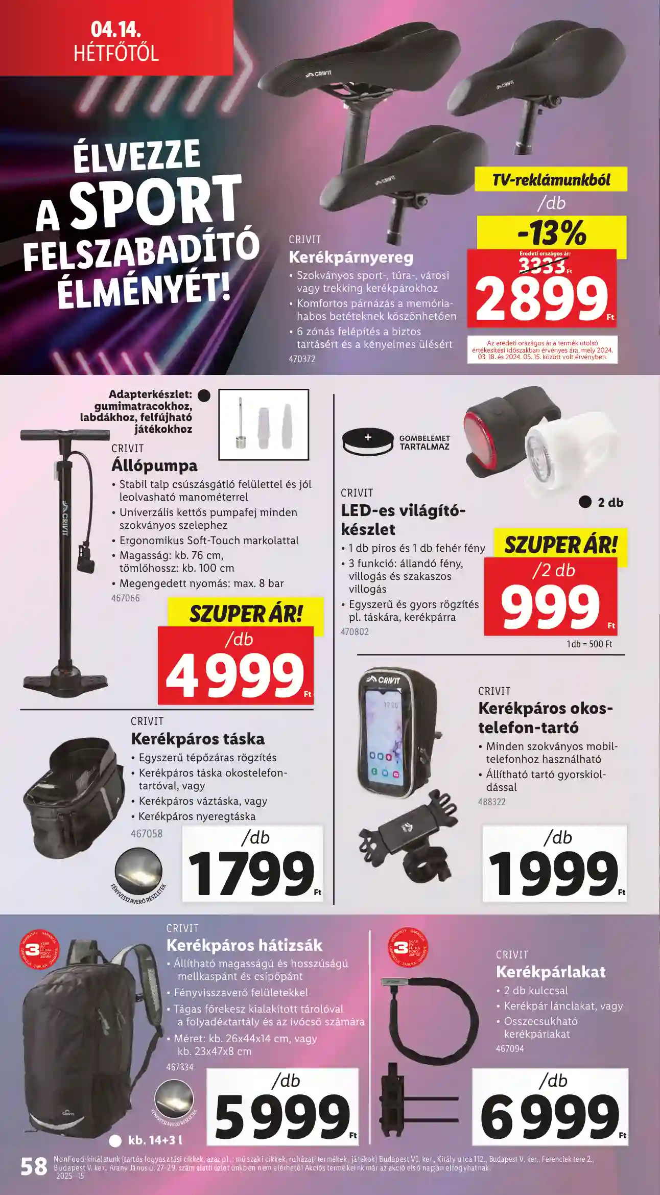 Lidl akciós újság 15. hét (Érvényes 04.10-től) (54 oldal)