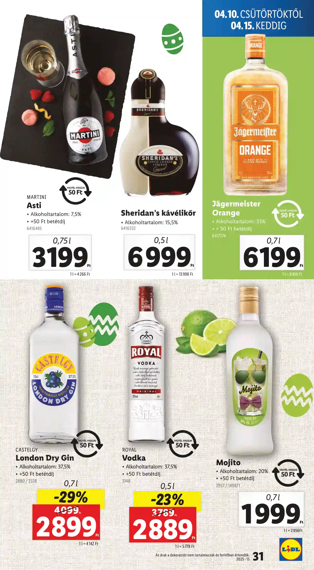 Lidl akciós újság 15. hét (Érvényes 04.10-től) (25 oldal)