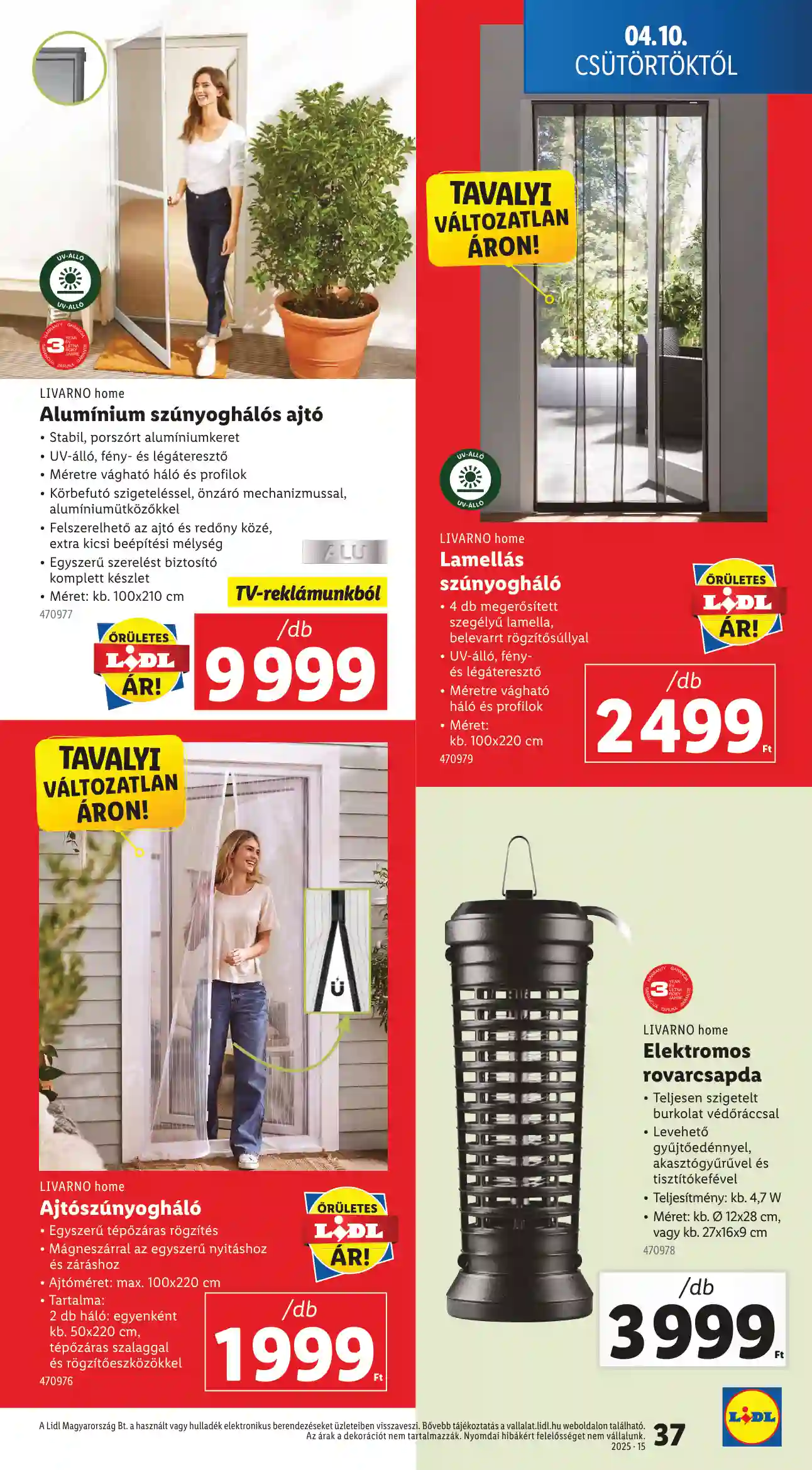 Lidl akciós újság 15. hét (Érvényes 04.10-től) (31 oldal)