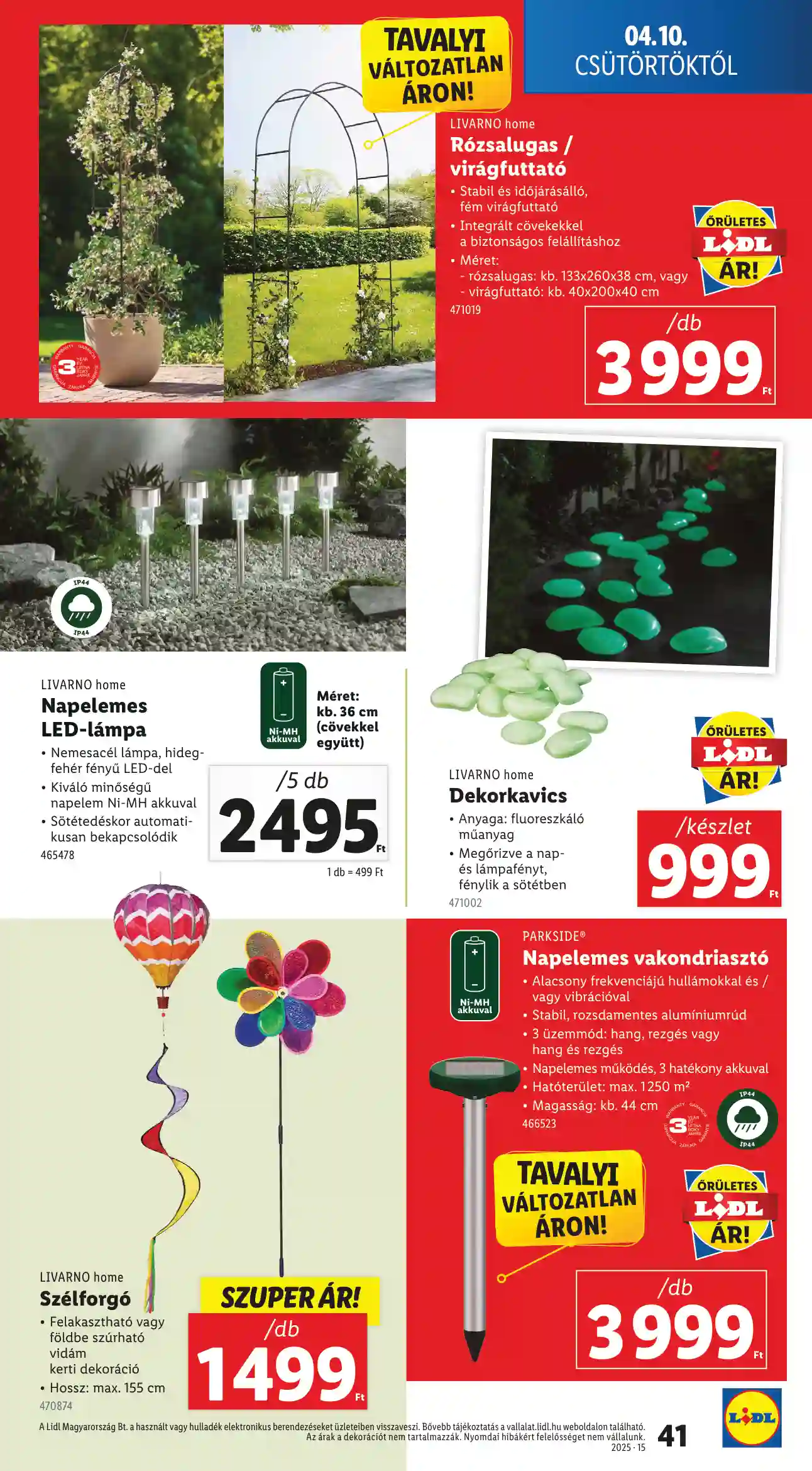 Lidl akciós újság 15. hét (Érvényes 04.10-től) (36 oldal)