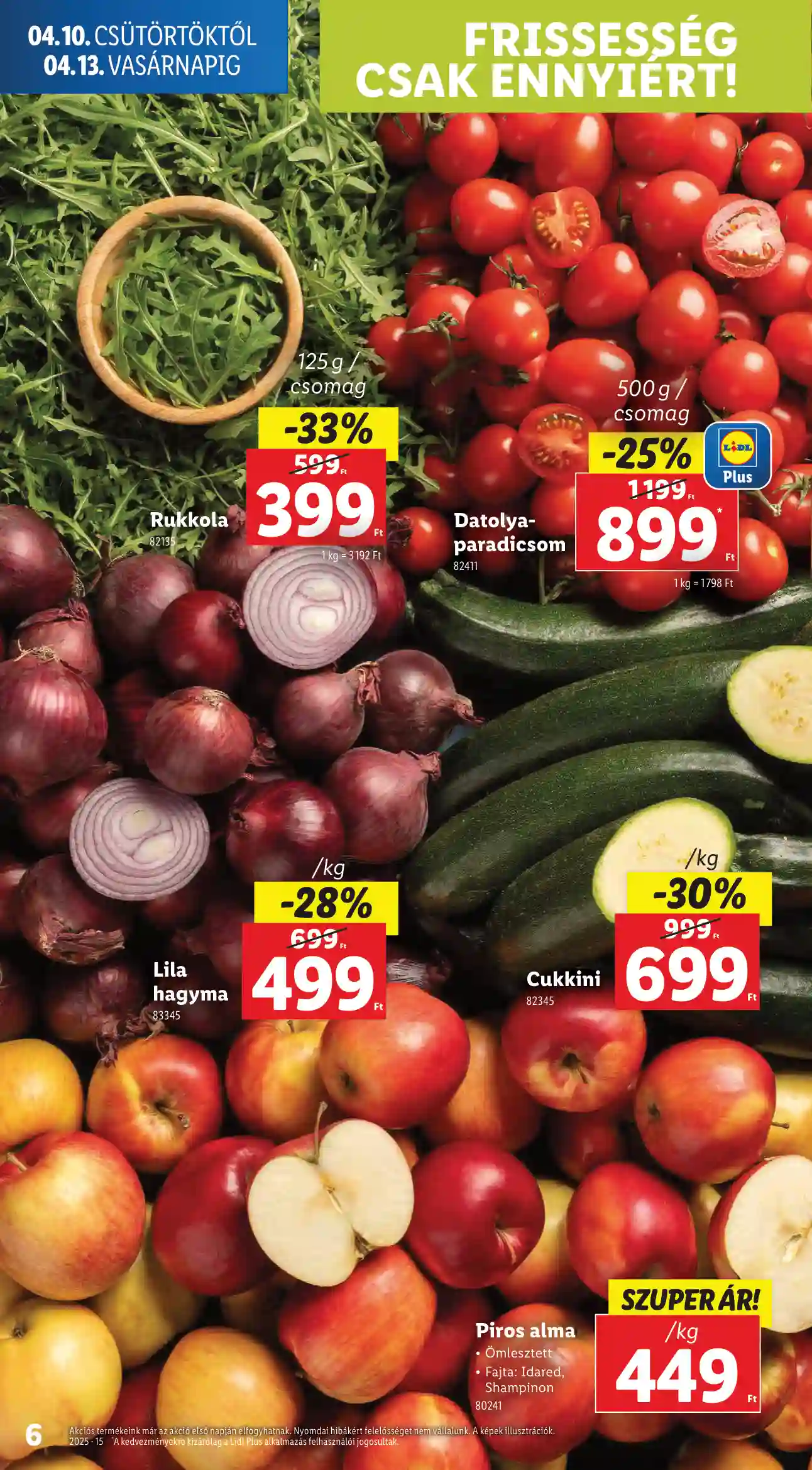 Lidl akciós újság 15. hét (Érvényes 04.10-től) (46 oldal)
