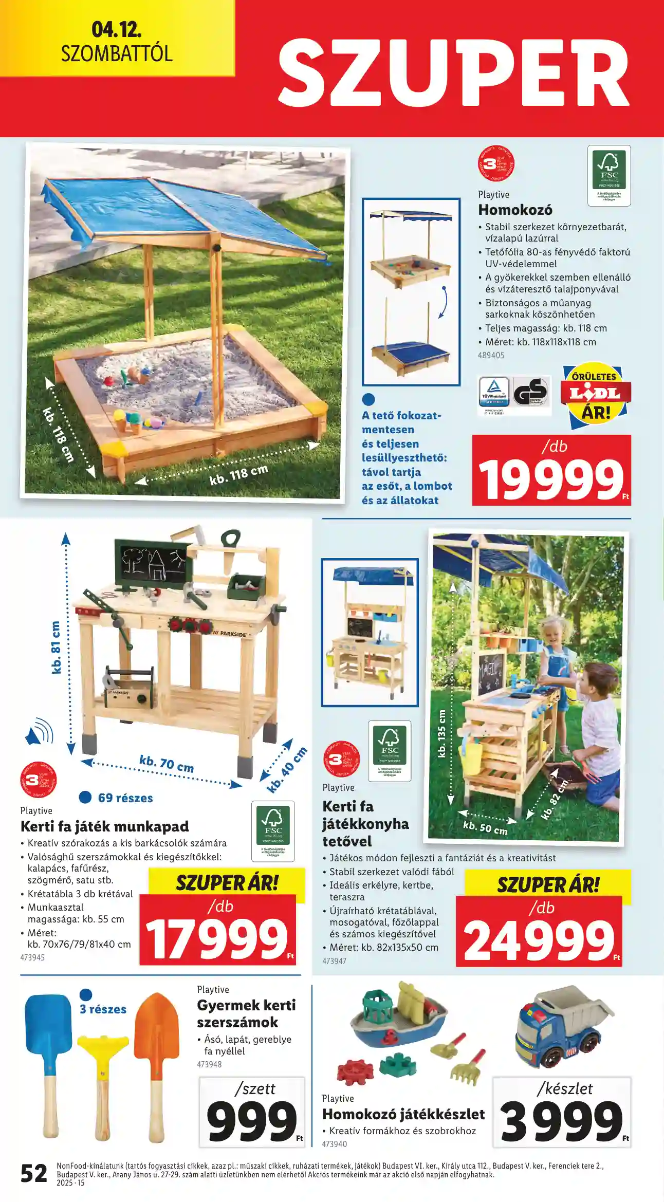 Lidl akciós újság 15. hét (Érvényes 04.10-től) (48 oldal)