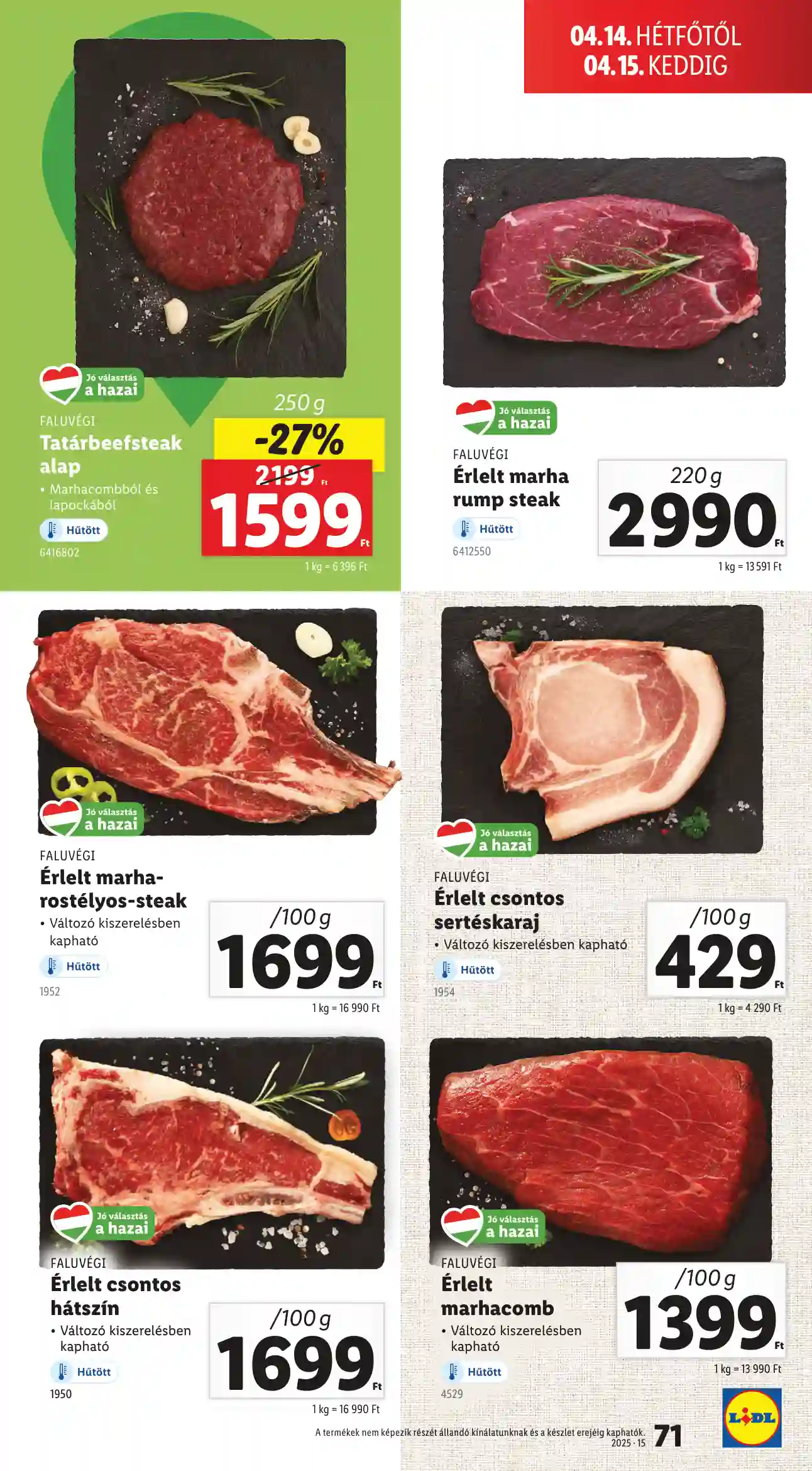 Lidl akciós újság 15. hét (Érvényes 04.10-től) (69 oldal)