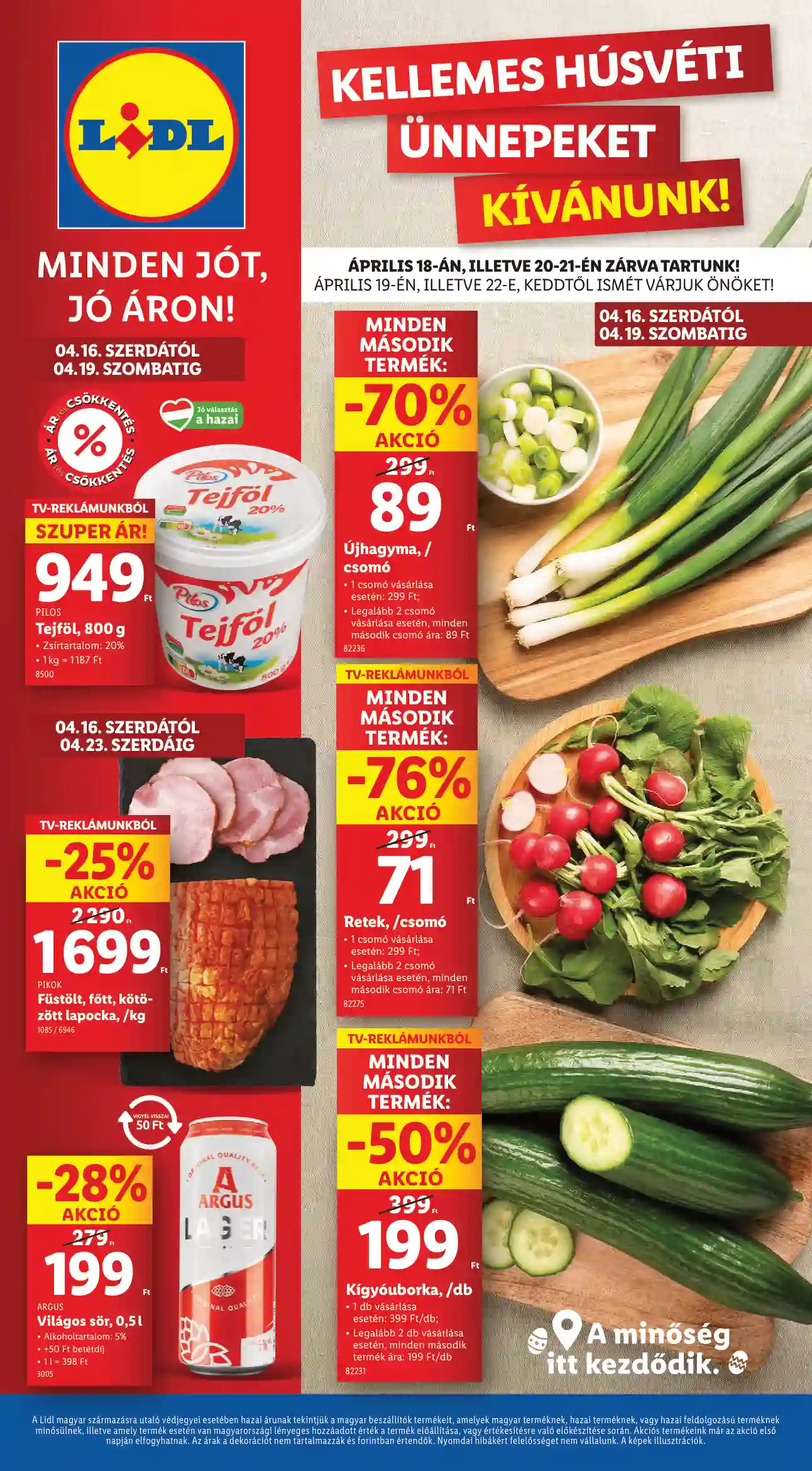 LIDL Érvényes 04.16-tól 16.hét