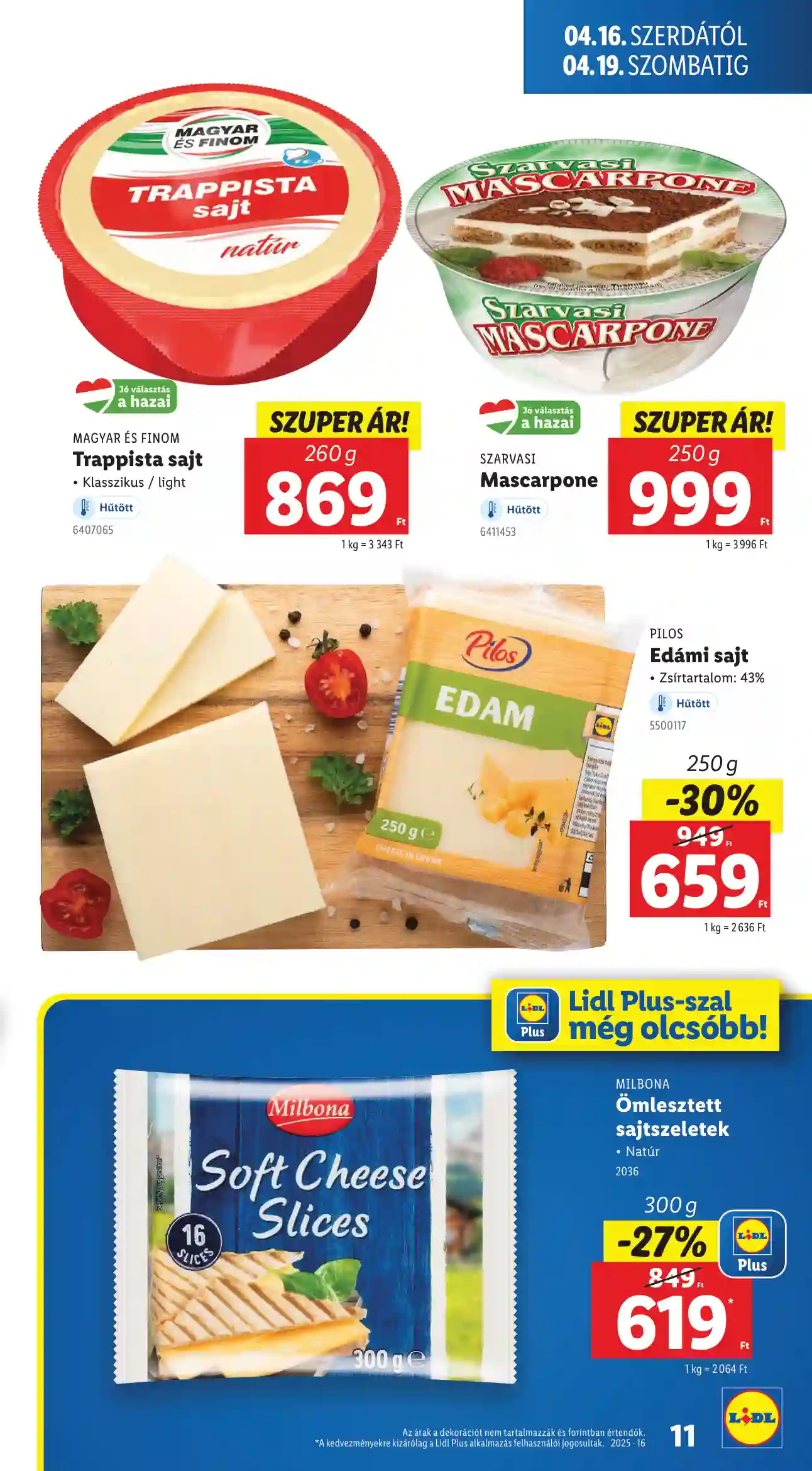 Lidl akciós újság 16. hét (Érvényes 04.16-tól) (3 oldal)