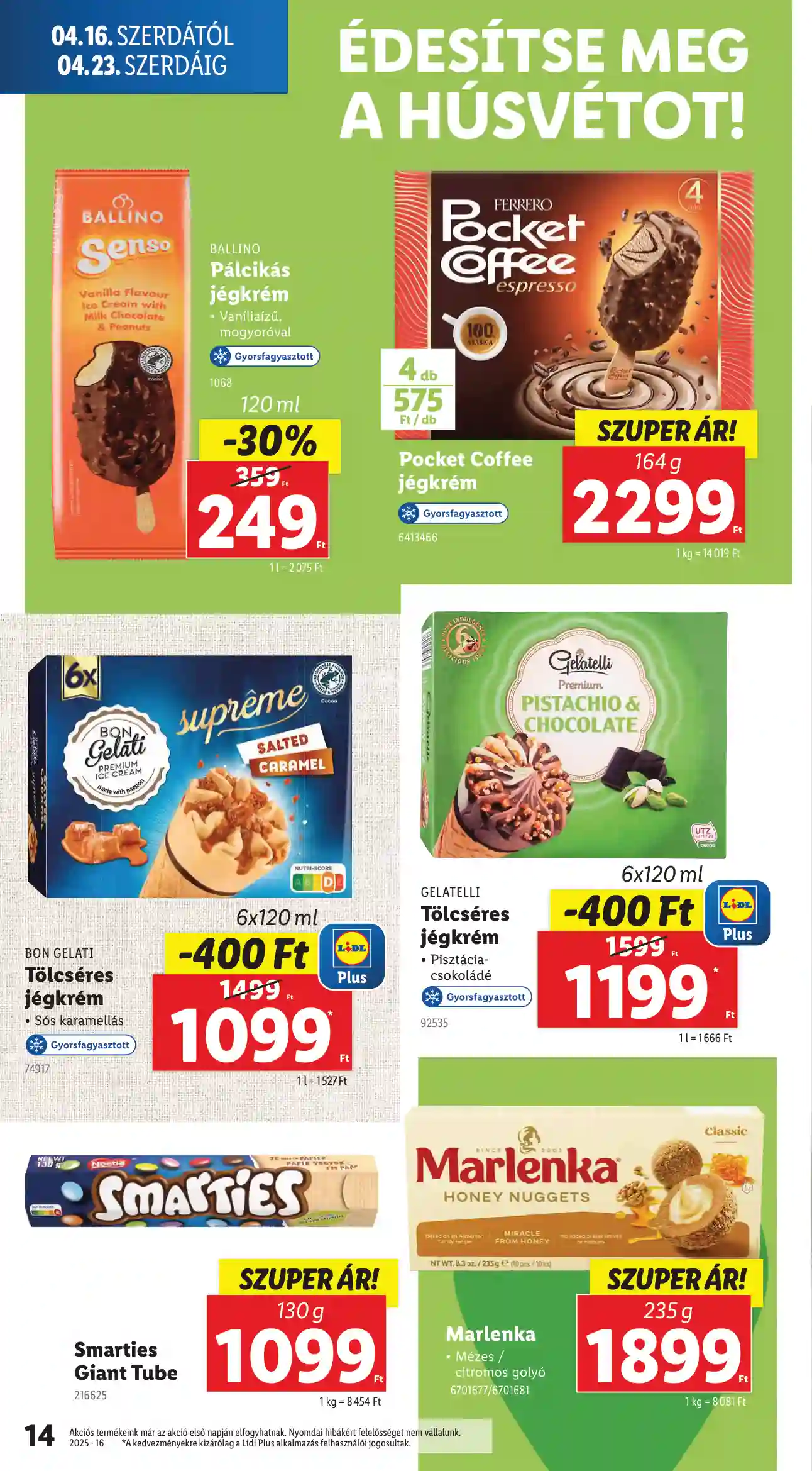 Lidl akciós újság 16. hét (Érvényes 04.16-tól) (6 oldal)