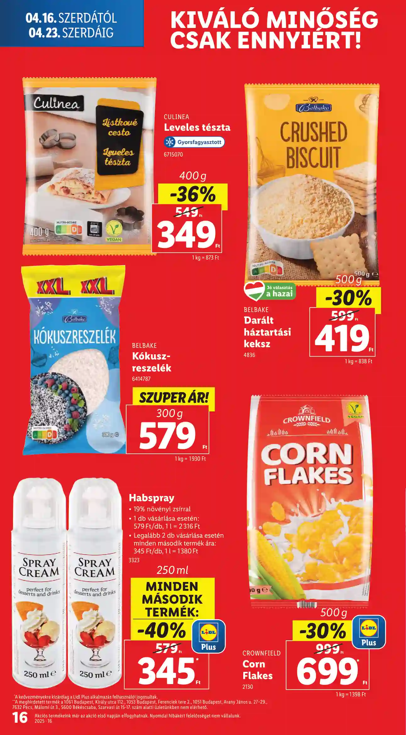 Lidl akciós újság 16. hét (Érvényes 04.16-tól) (8 oldal)