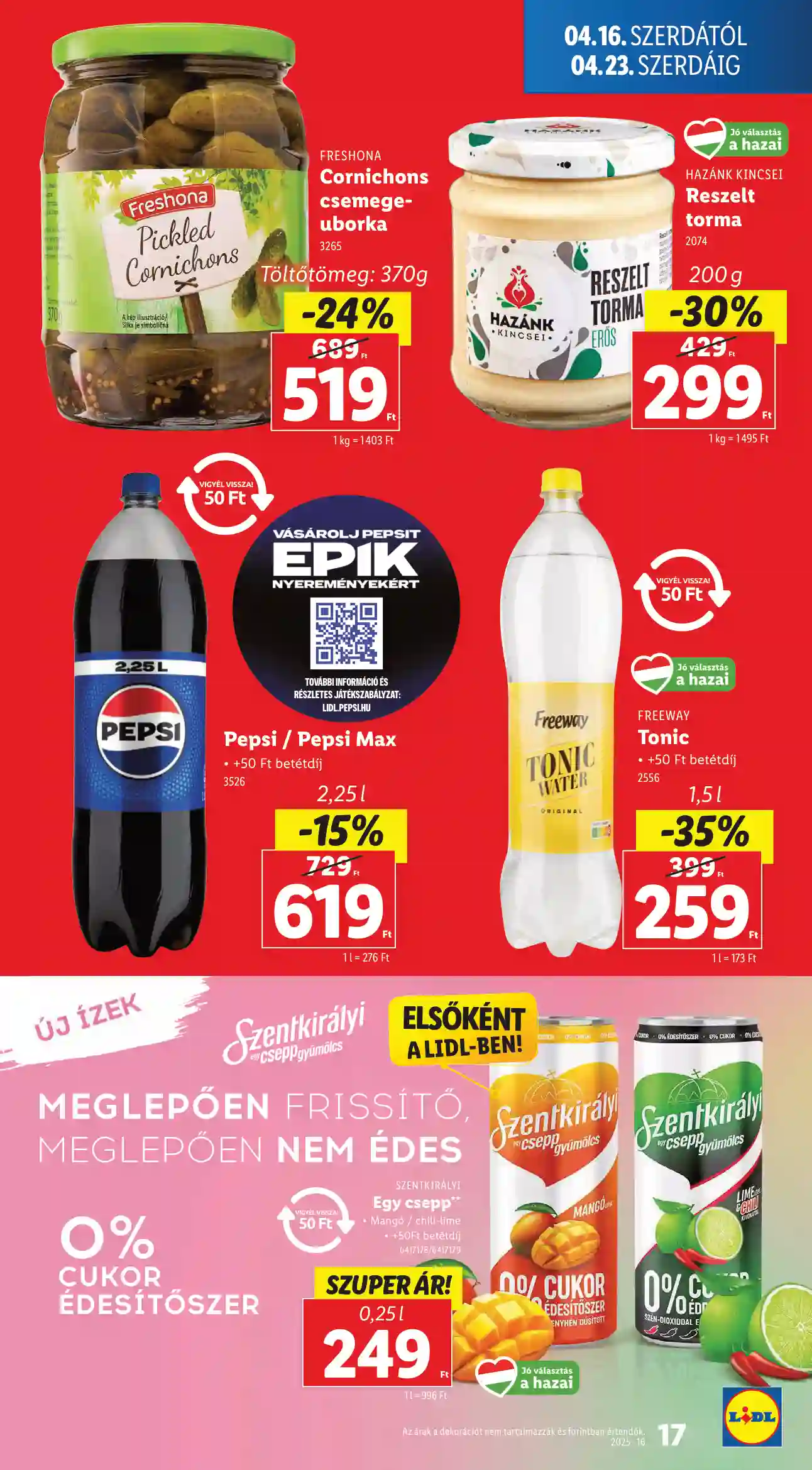 Lidl akciós újság 16. hét (Érvényes 04.16-tól) (9 oldal)