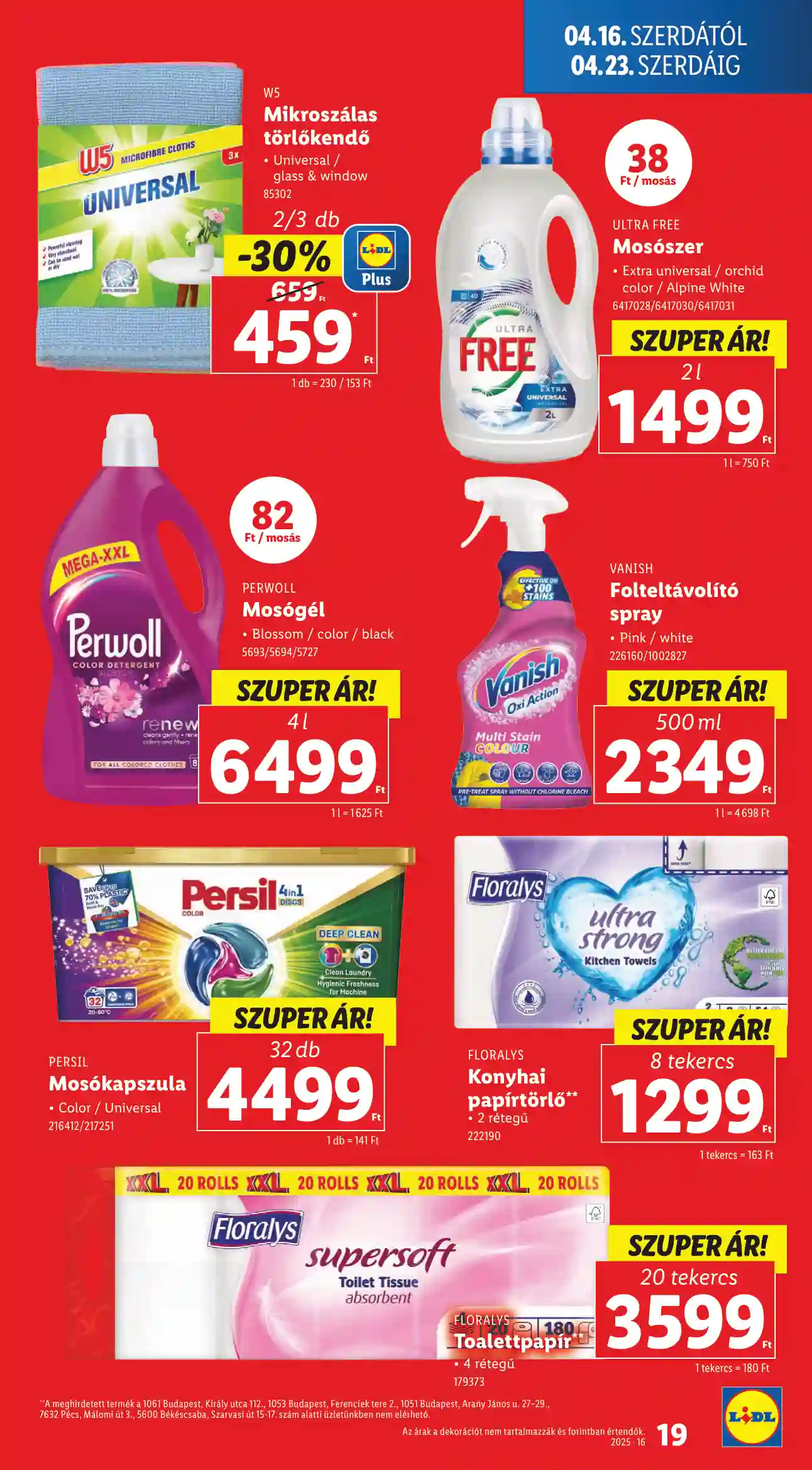 Lidl akciós újság 16. hét (Érvényes 04.16-tól) (11 oldal)