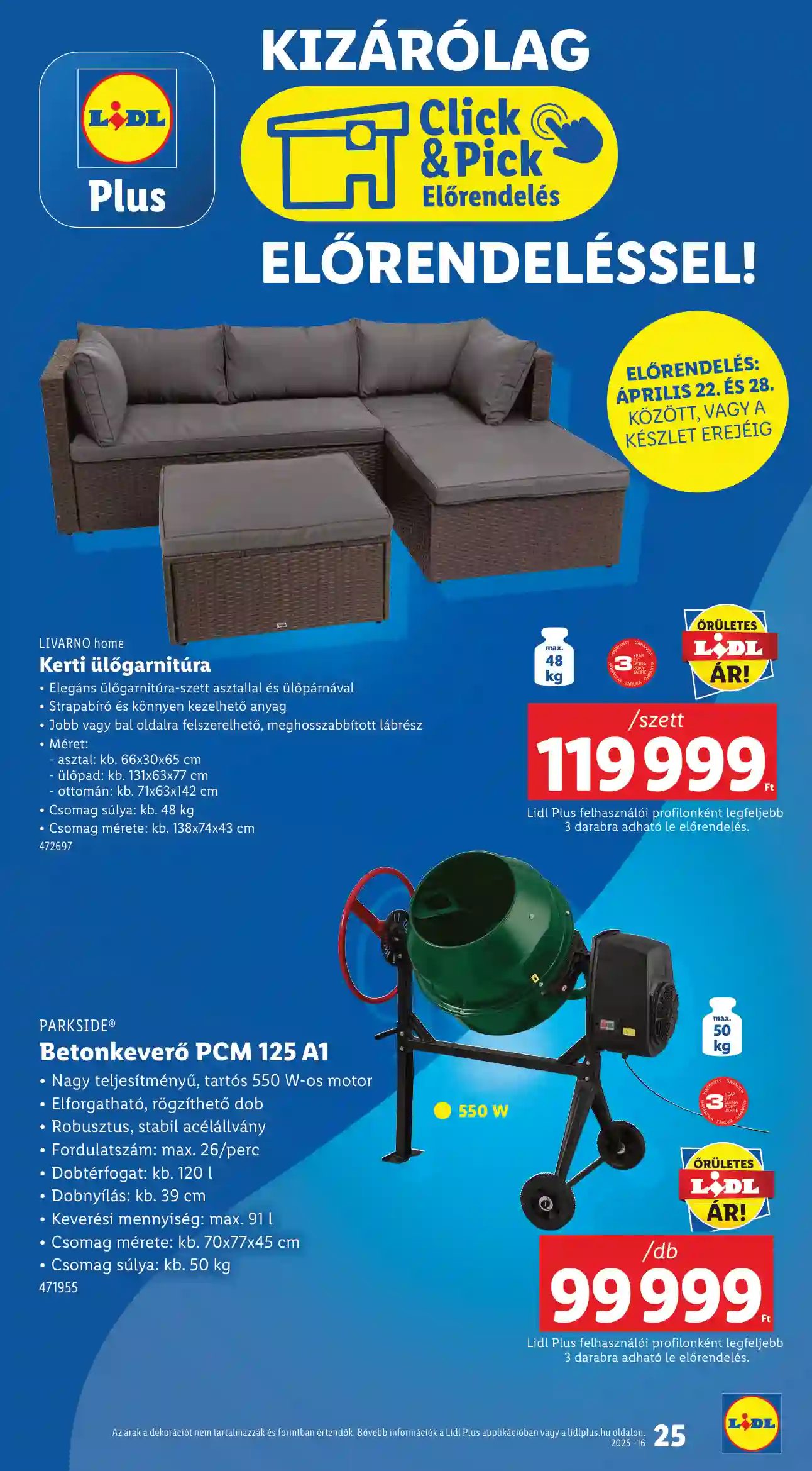 Lidl akciós újság 16. hét (Érvényes 04.16-tól) (18 oldal)