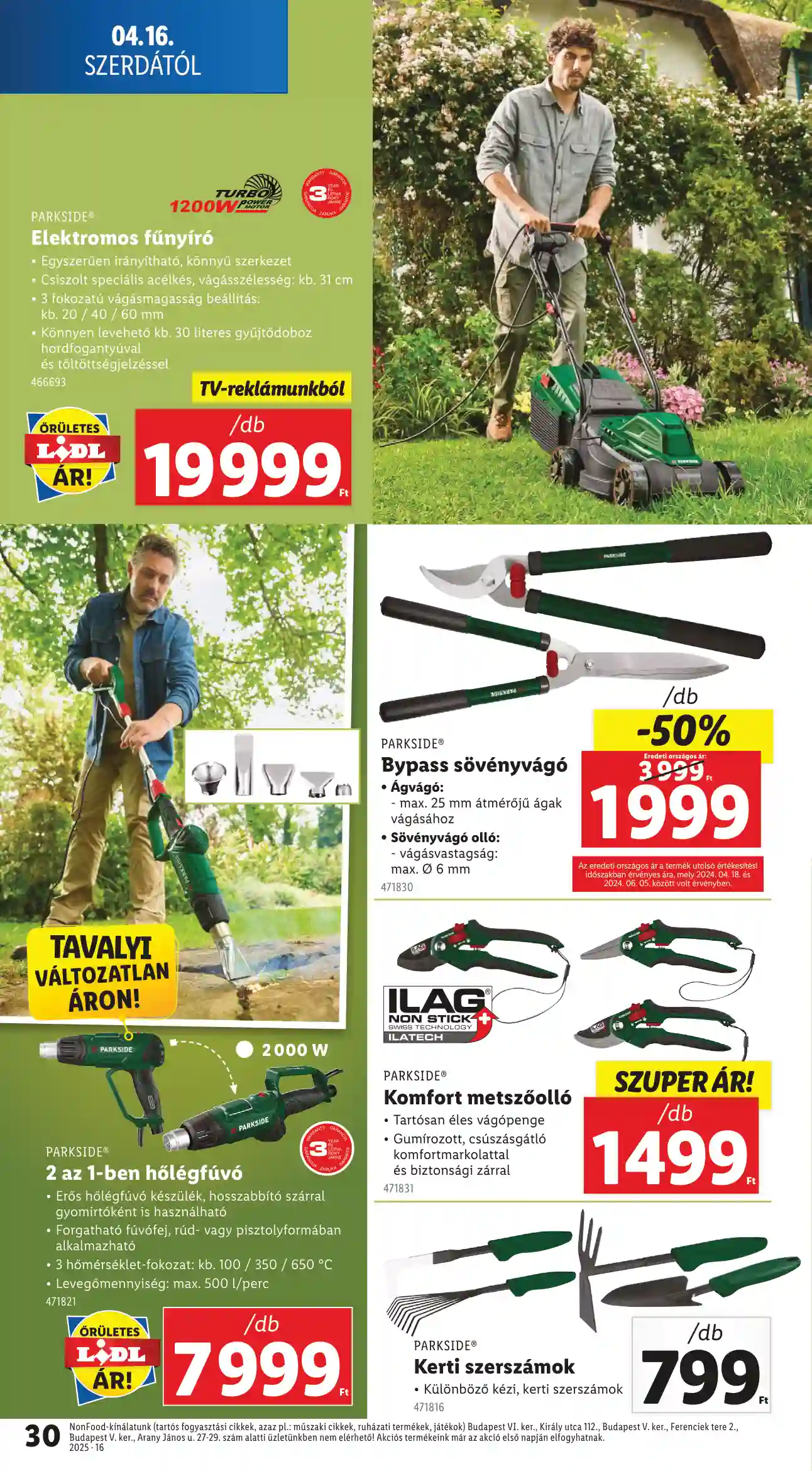 Lidl akciós újság 16. hét (Érvényes 04.16-tól) (23 oldal)