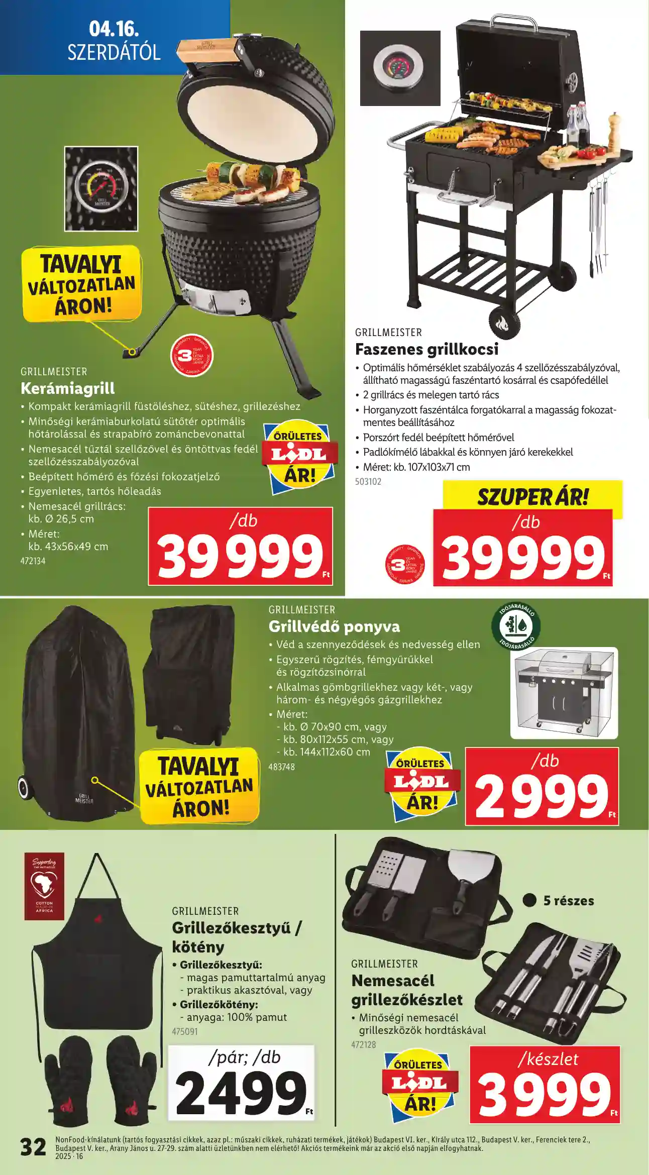 Lidl akciós újság 16. hét (Érvényes 04.16-tól) (26 oldal)