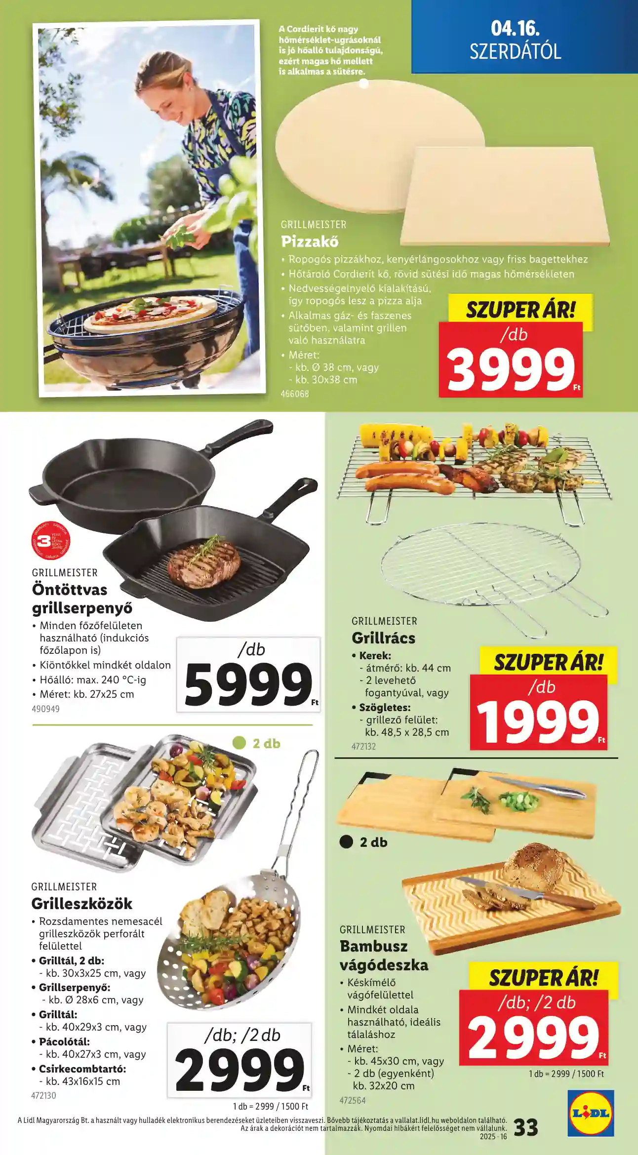 Lidl akciós újság 16. hét (Érvényes 04.16-tól) (27 oldal)