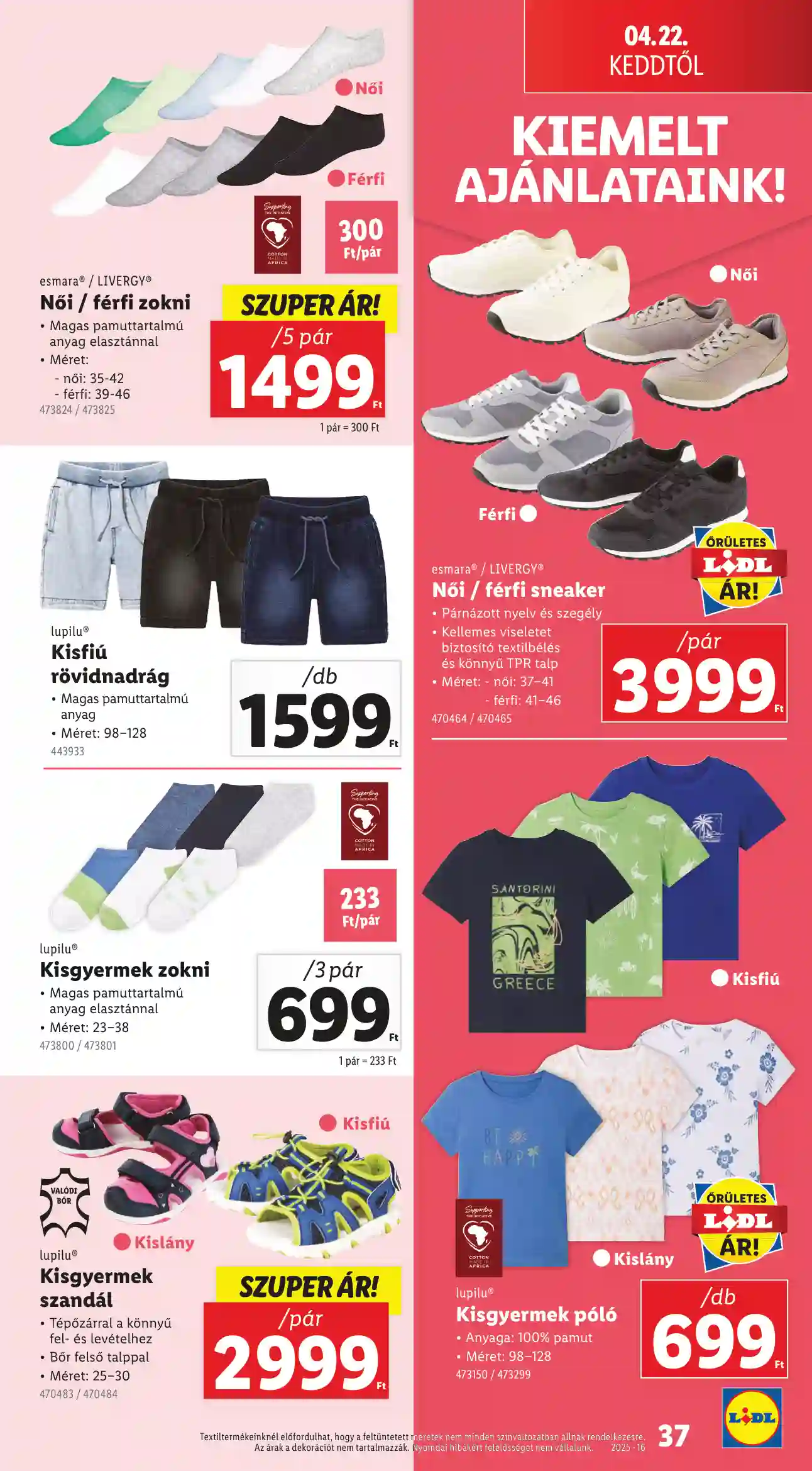Lidl akciós újság 16. hét (Érvényes 04.16-tól) (31 oldal)