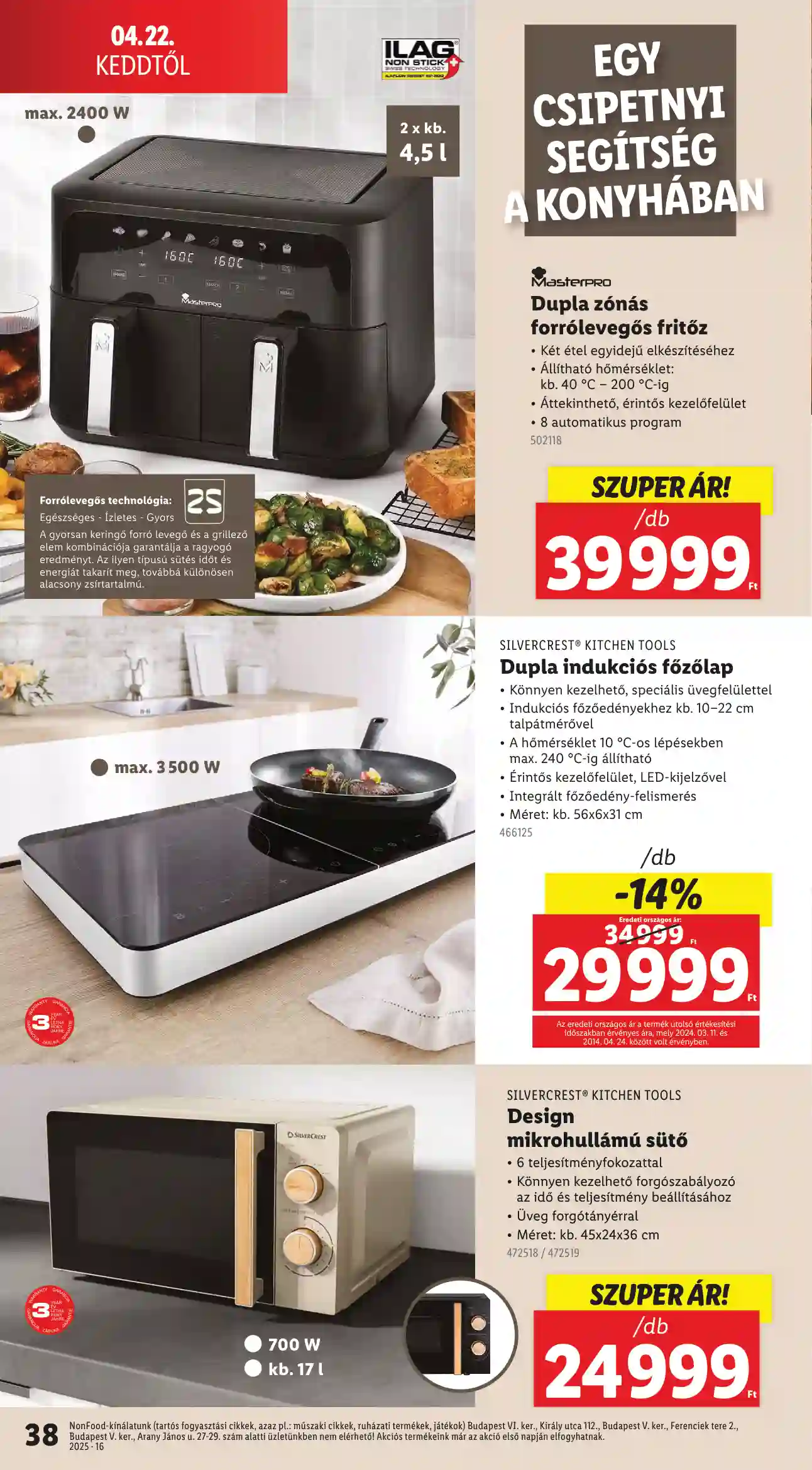 Lidl akciós újság 16. hét (Érvényes 04.16-tól) (32 oldal)