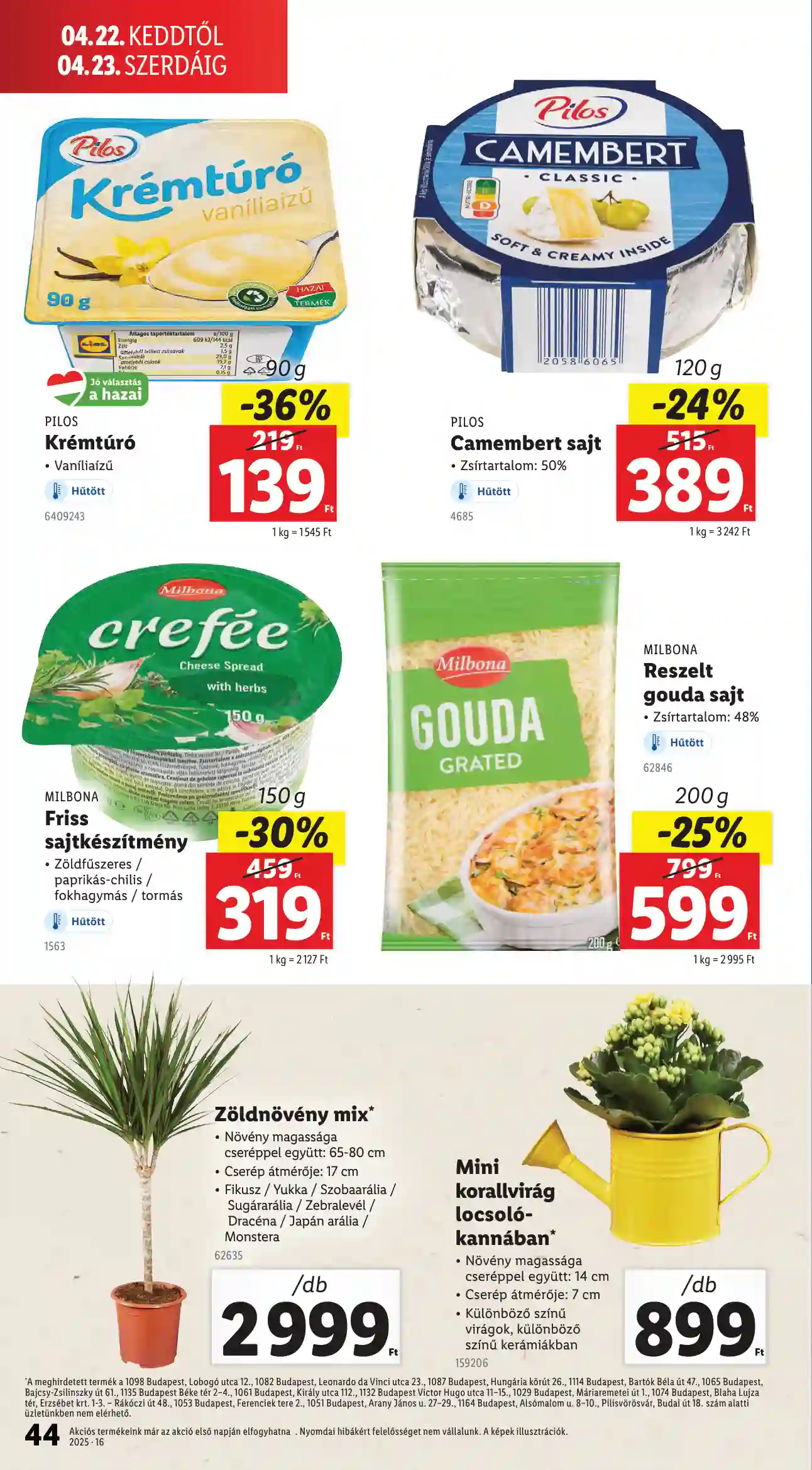 Lidl akciós újság 16. hét (Érvényes 04.16-tól) (39 oldal)