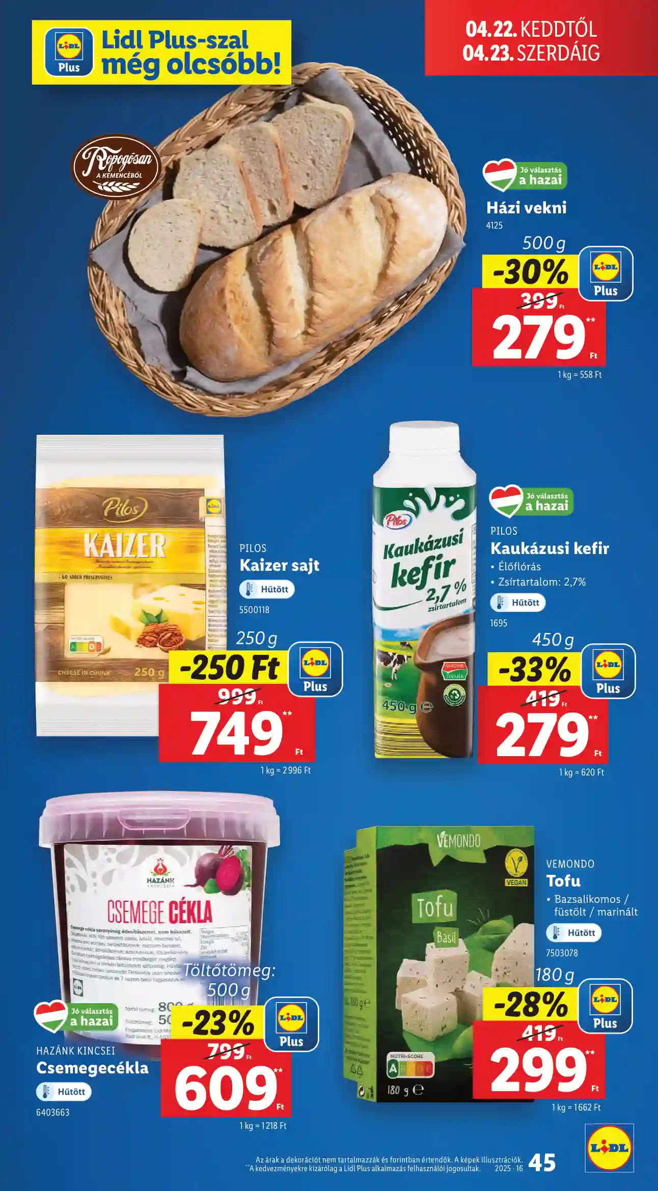 Lidl akciós újság 16. hét (Érvényes 04.16-tól) (40 oldal)