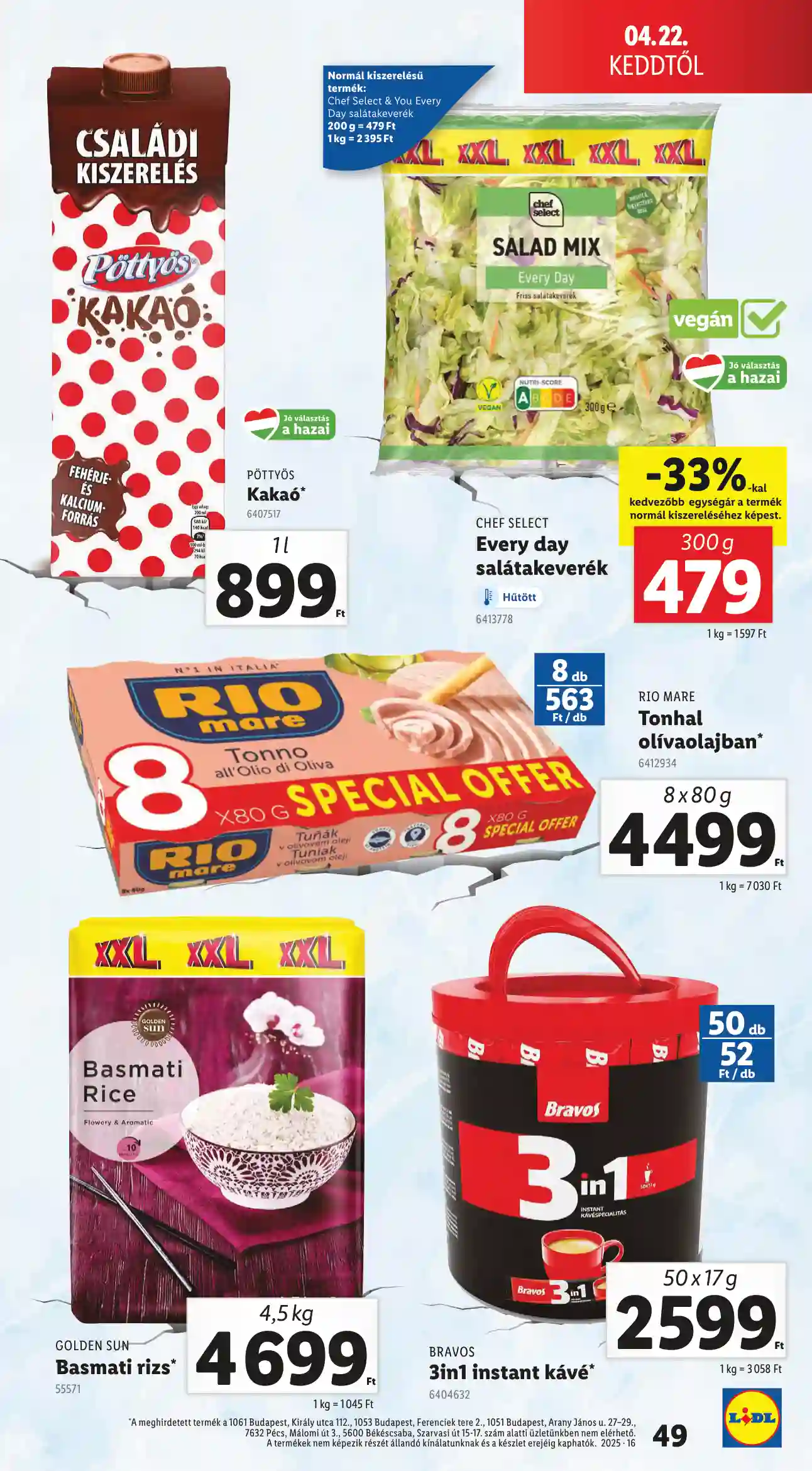 Lidl akciós újság 16. hét (Érvényes 04.16-tól) (44 oldal)