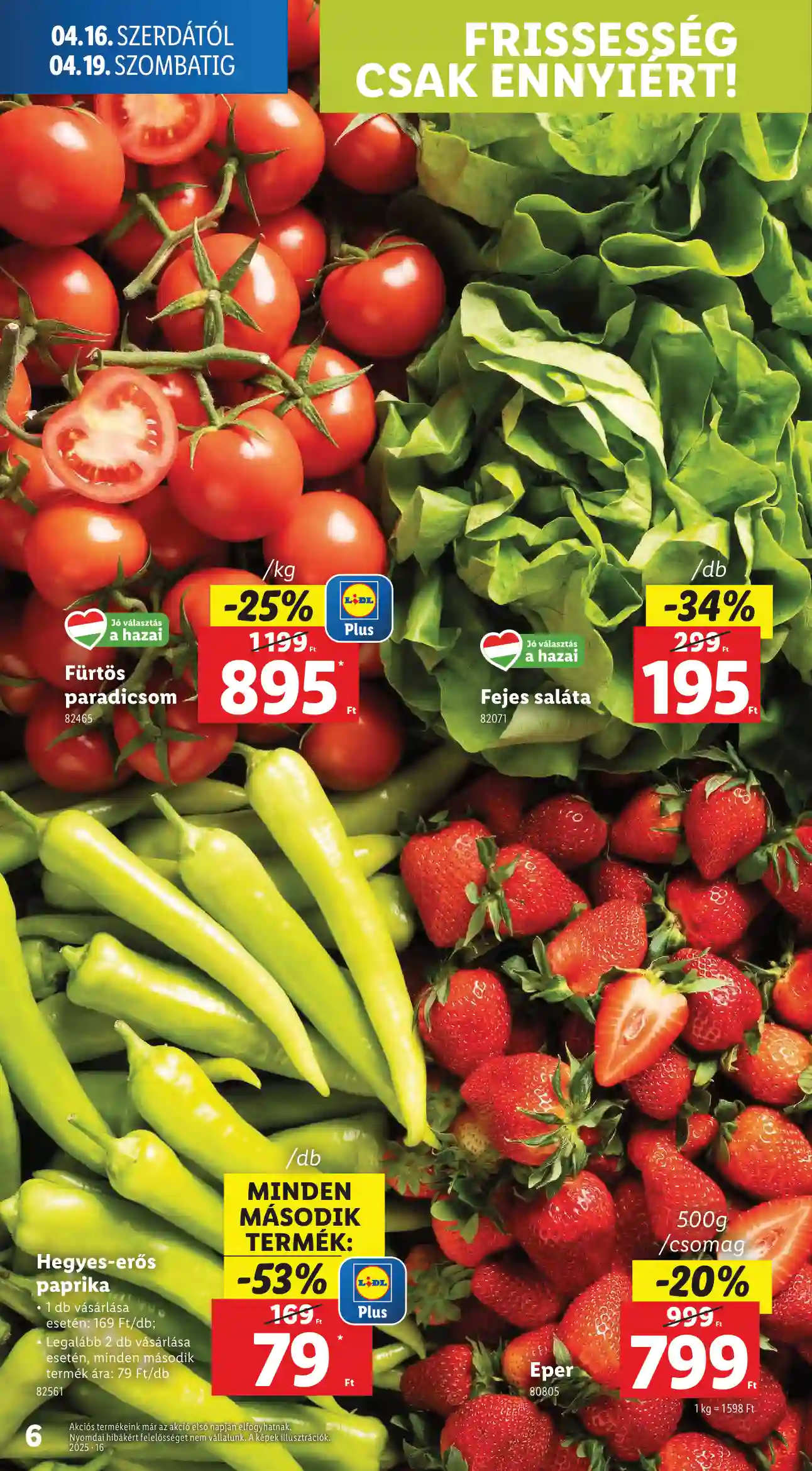 Lidl akciós újság 16. hét (Érvényes 04.16-tól) (46 oldal)