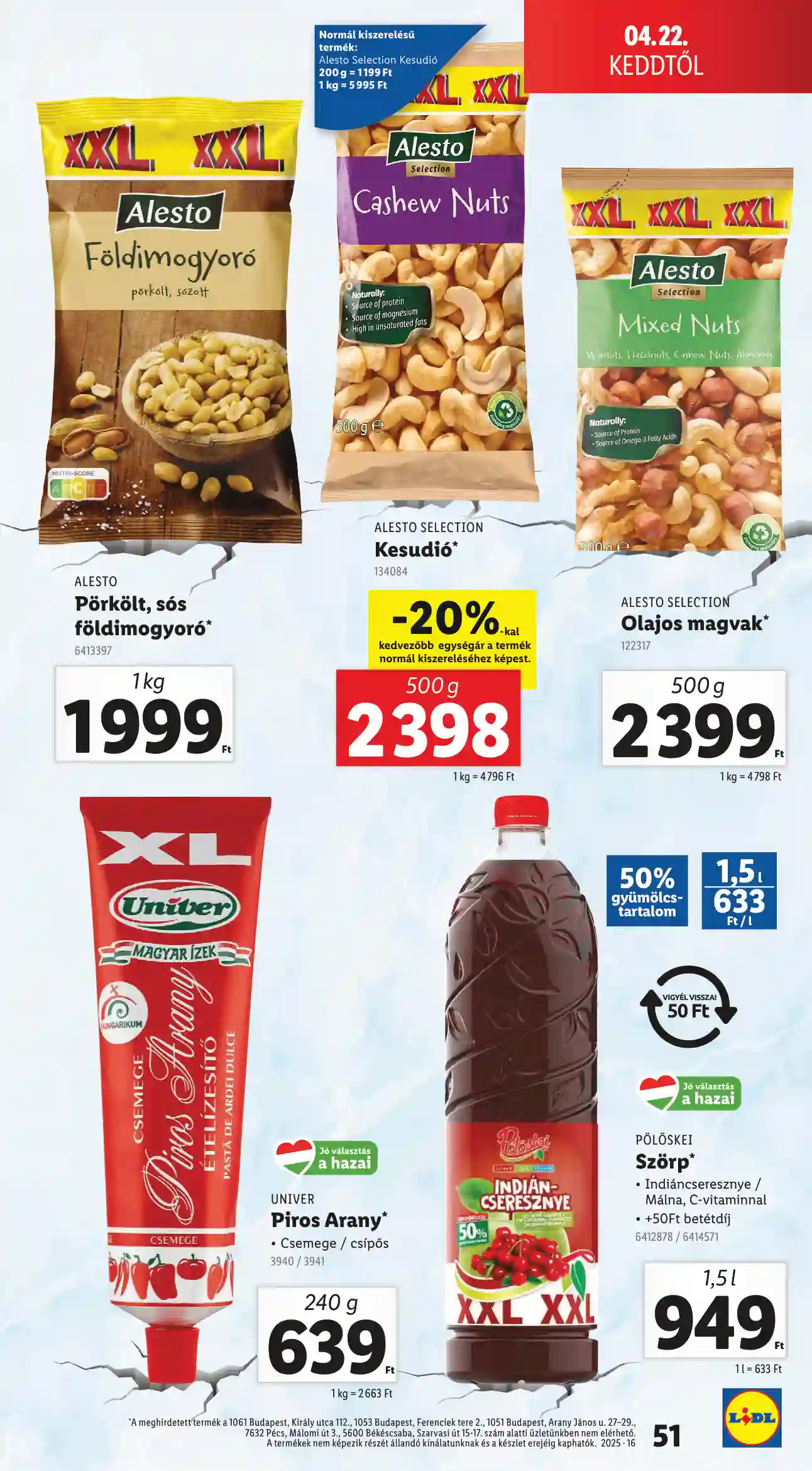 Lidl akciós újság 16. hét (Érvényes 04.16-tól) (47 oldal)