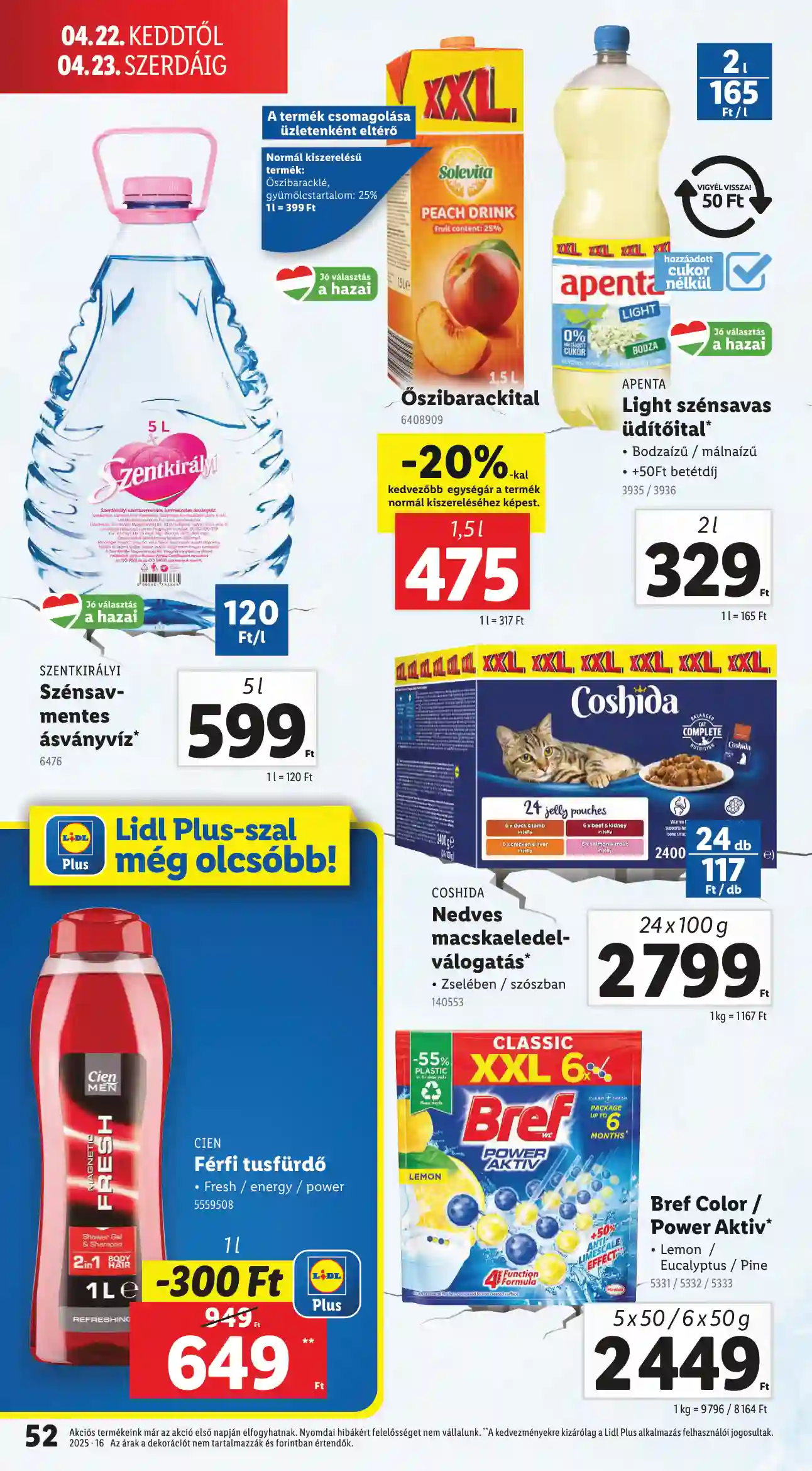 Lidl akciós újság 16. hét (Érvényes 04.16-tól) (48 oldal)