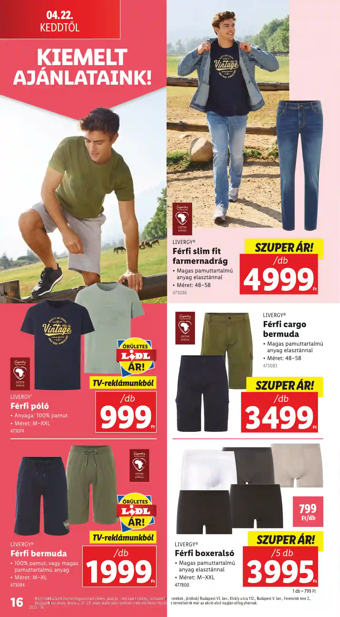 Lidl akciós újság 16. hét (Érvényes 04.16-tól) (8 oldal)