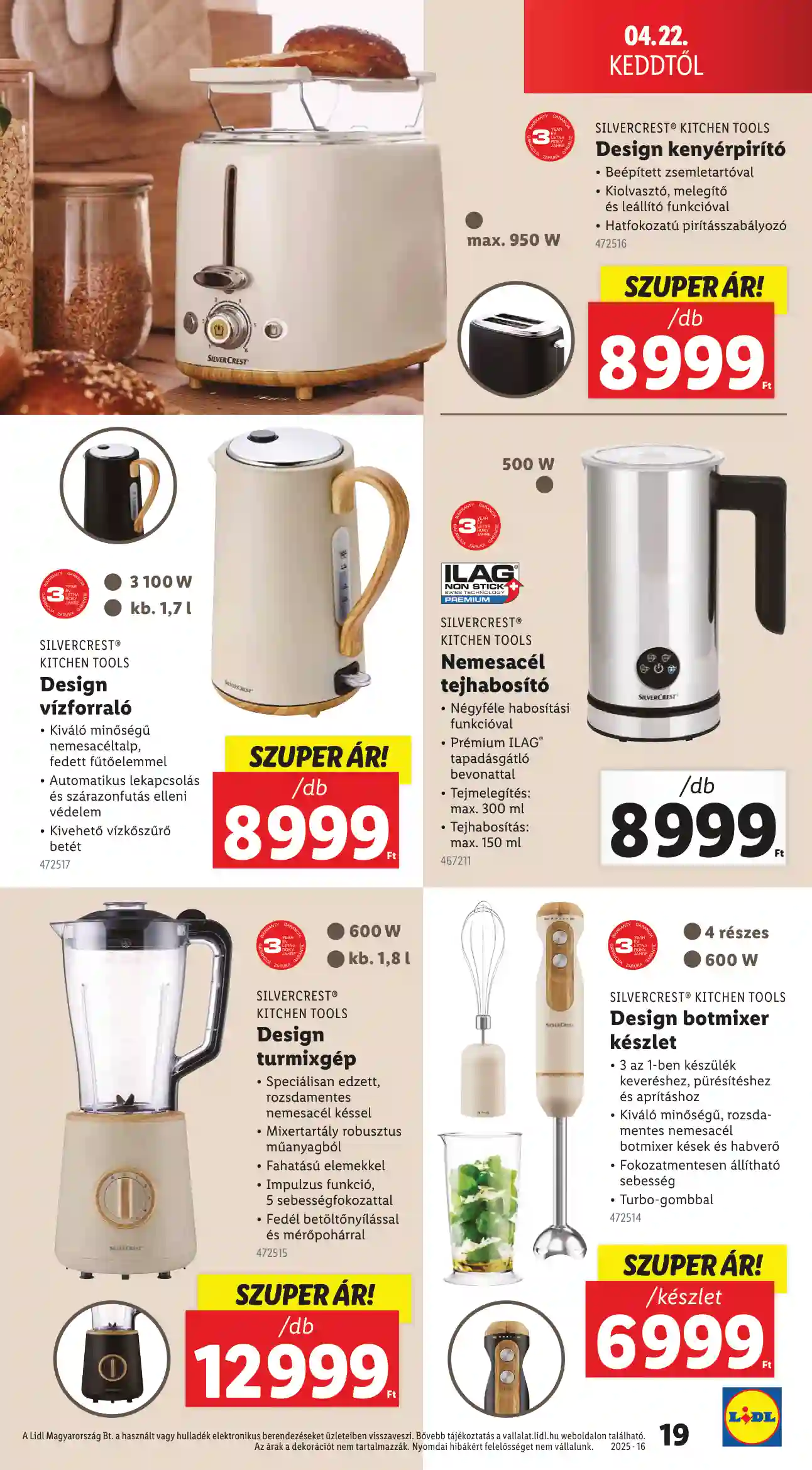Lidl akciós újság 16. hét (Érvényes 04.16-tól) (11 oldal)