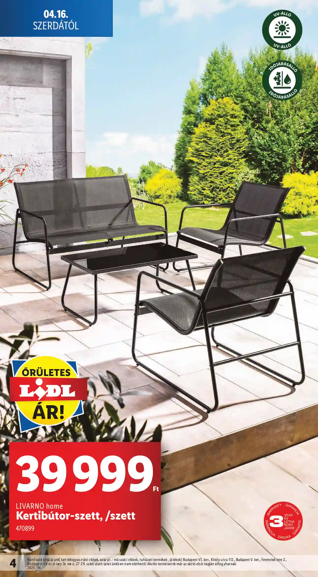 Lidl akciós újság 16. hét (Érvényes 04.16-tól) (15 oldal)