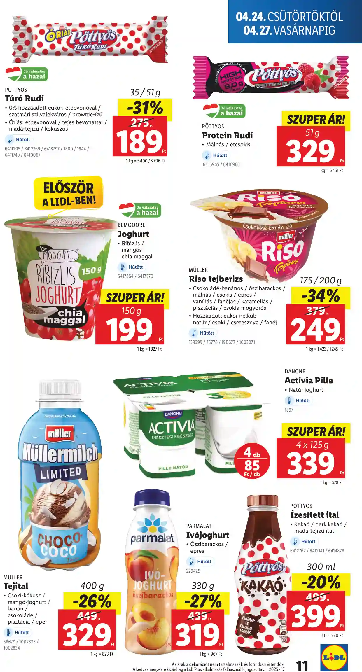 Lidl akciós újság 17. hét (Érvényes 04.24-től) (3 oldal)