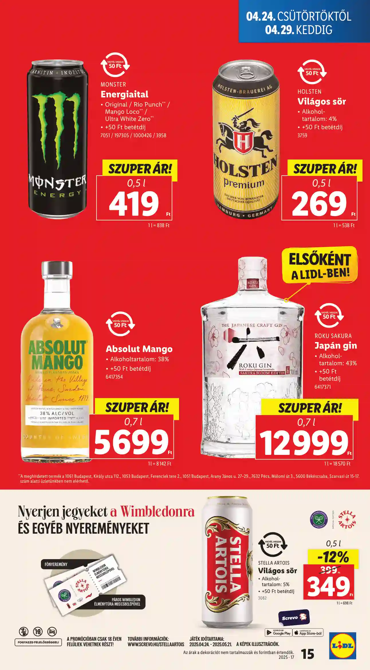 Lidl akciós újság 17. hét (Érvényes 04.24-től) (7 oldal)