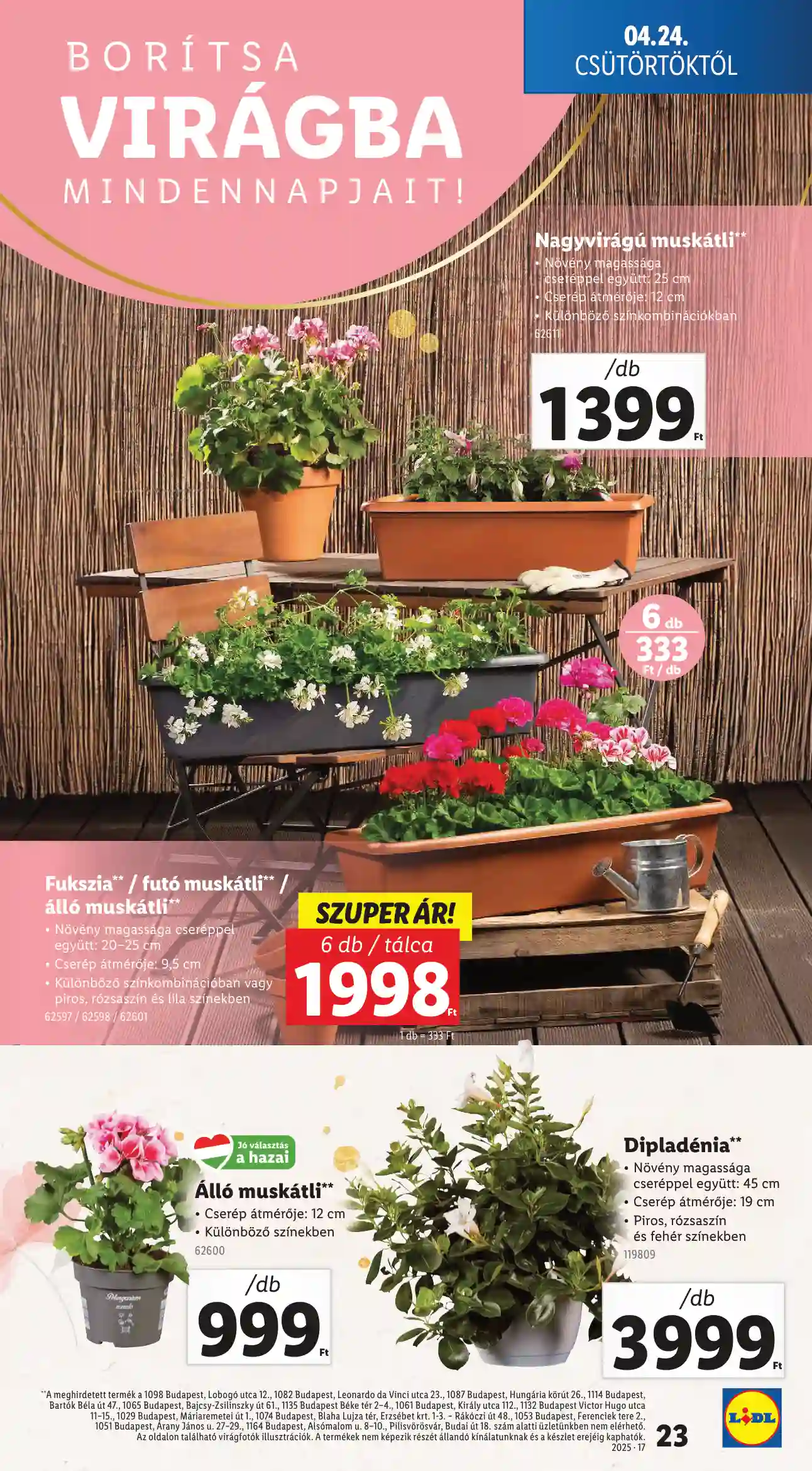 Lidl akciós újság 17. hét (Érvényes 04.24-től) (16 oldal)