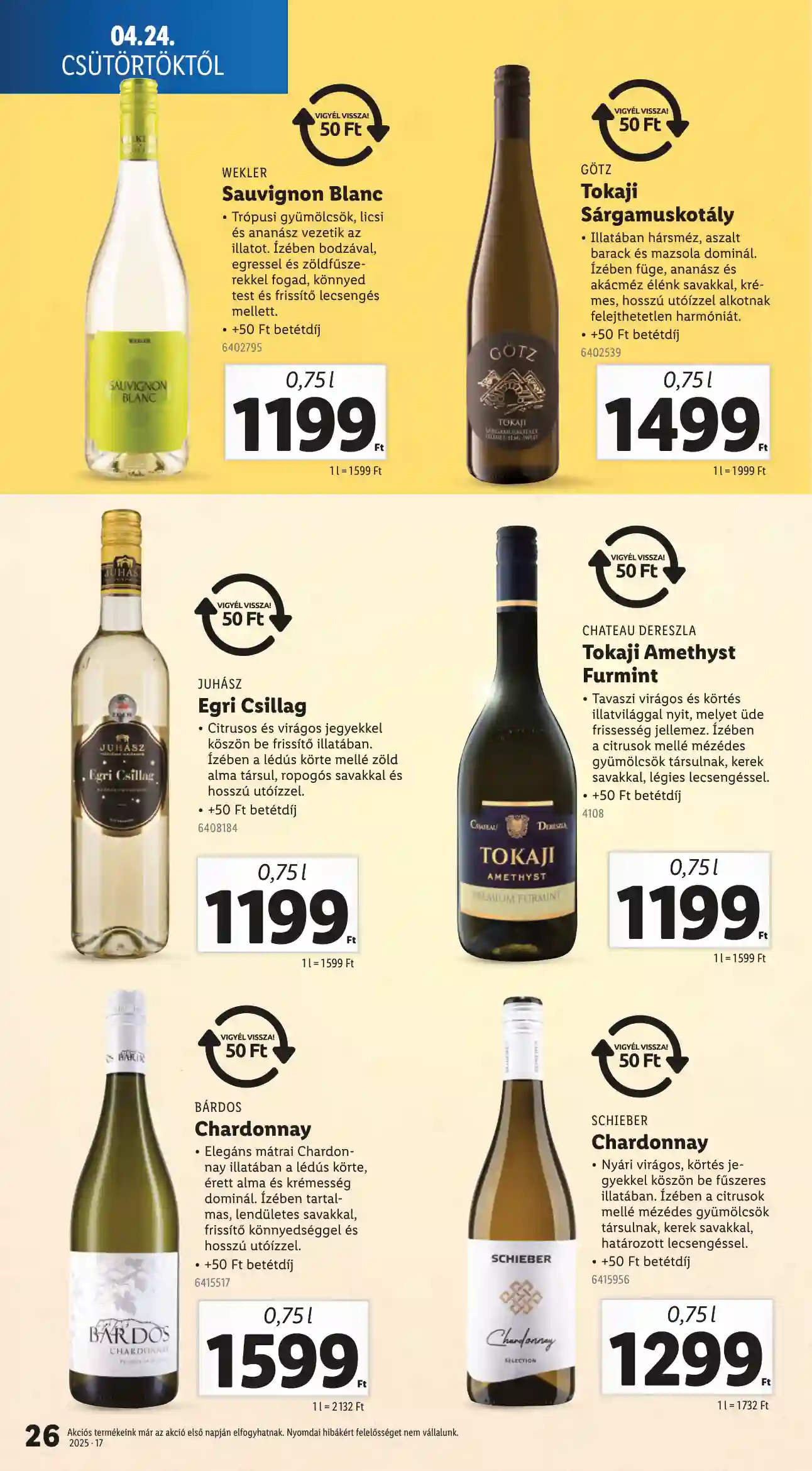 Lidl akciós újság 17. hét (Érvényes 04.24-től) (19 oldal)