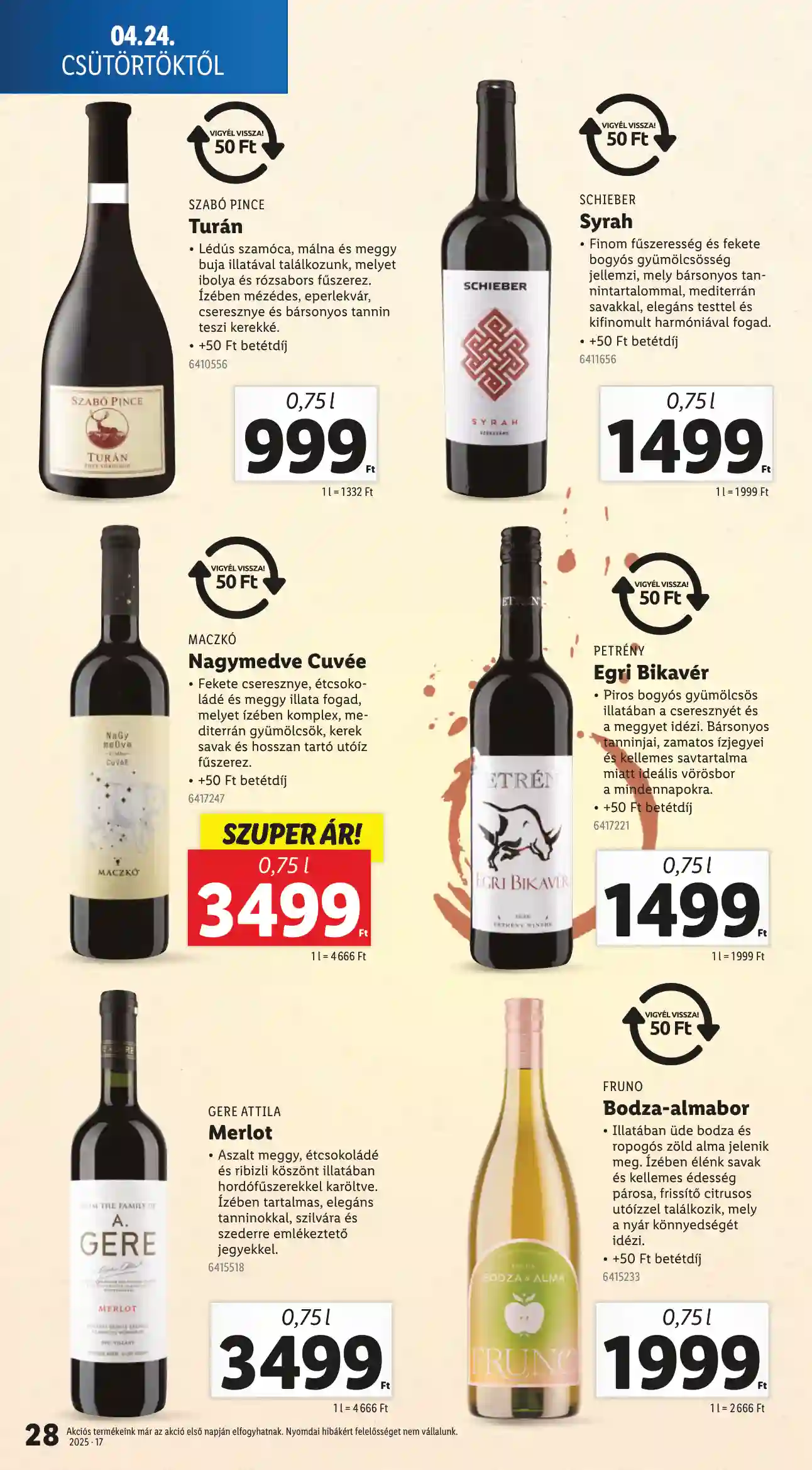Lidl akciós újság 17. hét (Érvényes 04.24-től) (21 oldal)