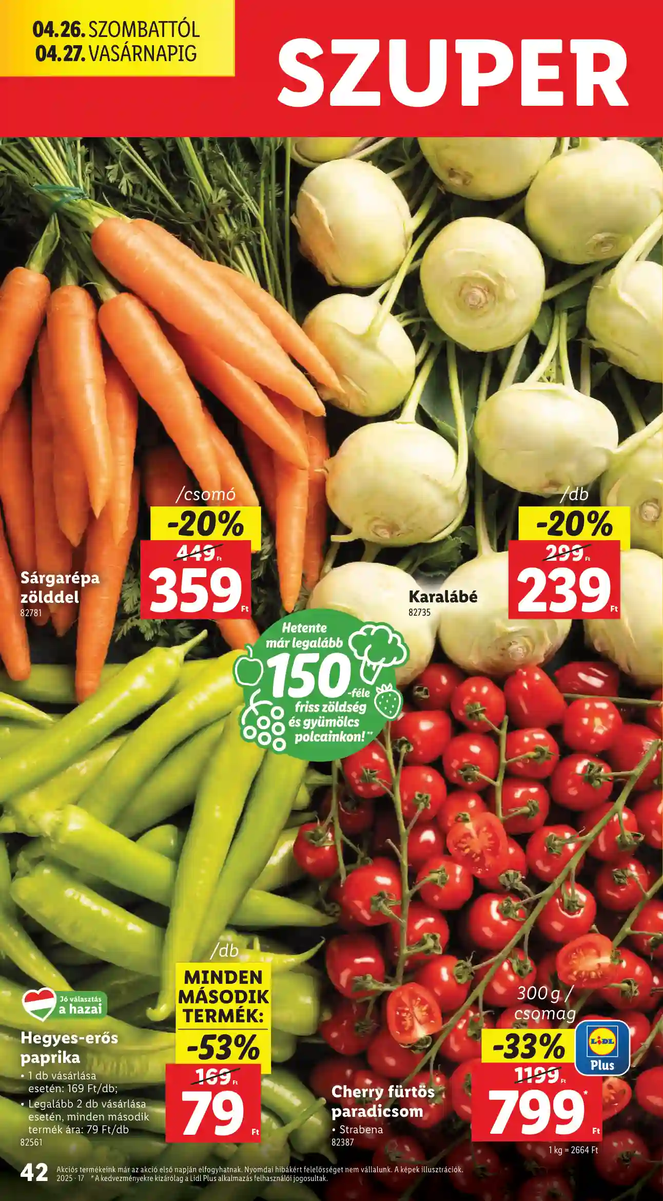 Lidl akciós újság 17. hét (Érvényes 04.24-től) (37 oldal)