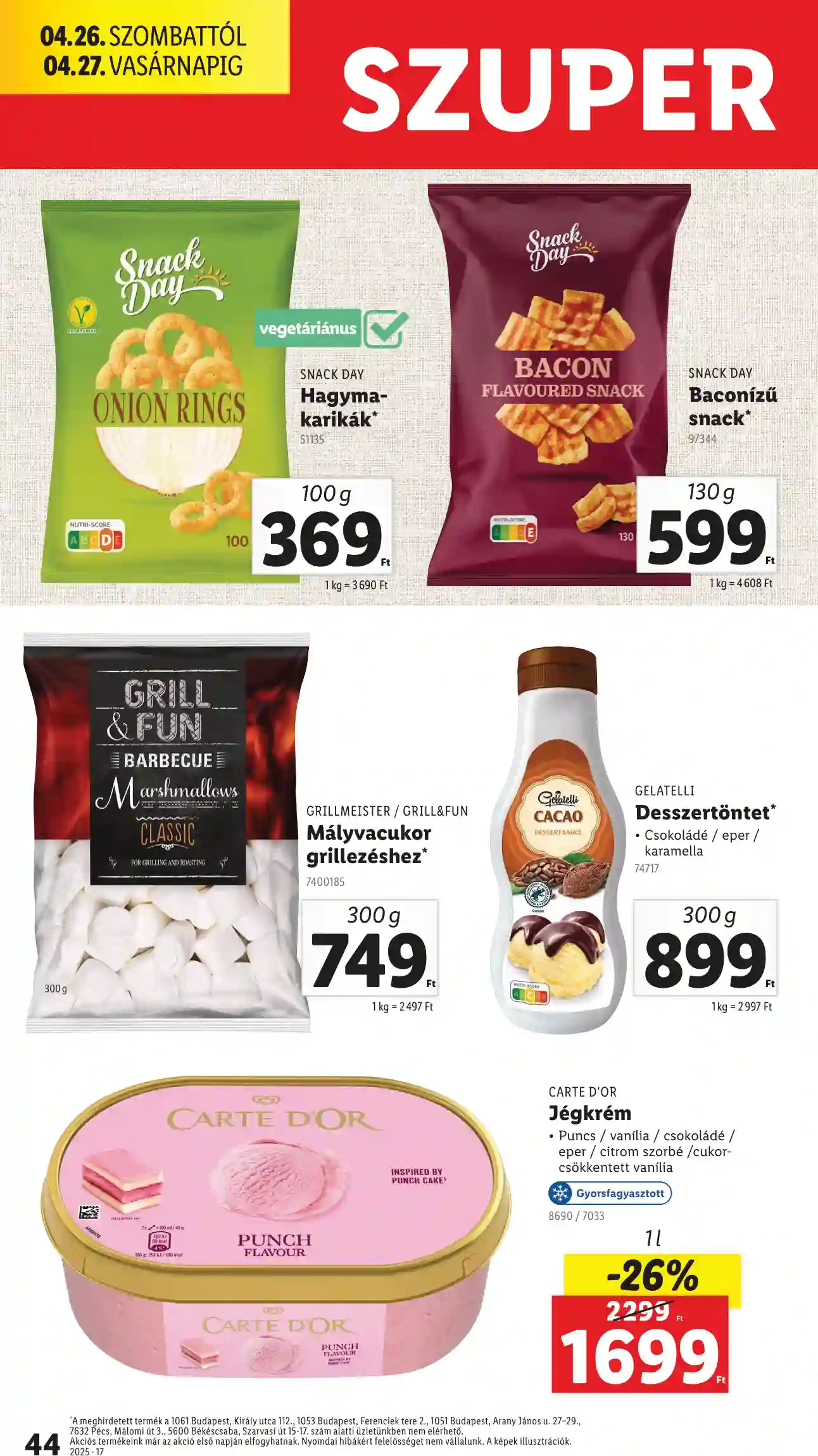 Lidl akciós újság 17. hét (Érvényes 04.24-től) (39 oldal)