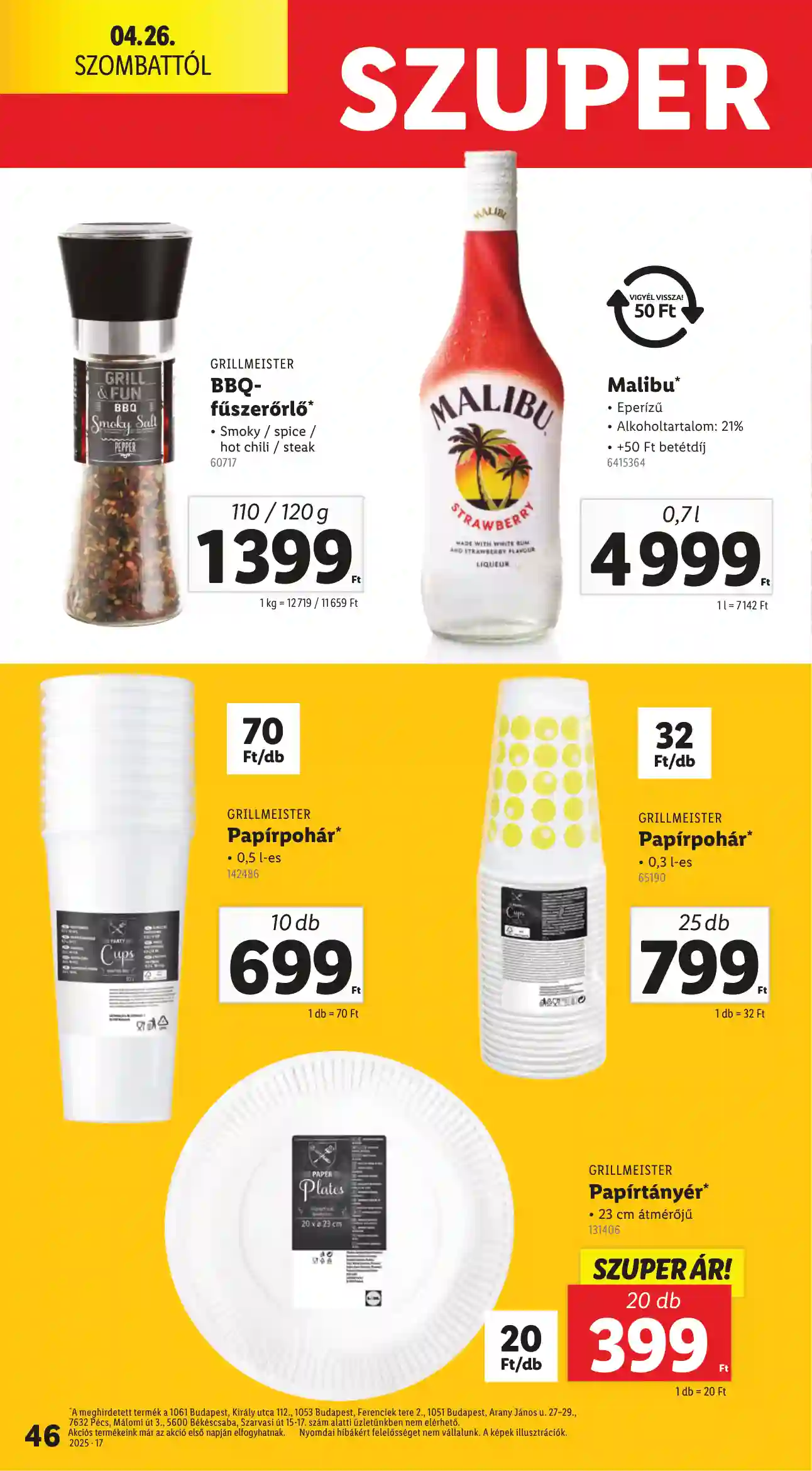 Lidl akciós újság 17. hét (Érvényes 04.24-től) (41 oldal)