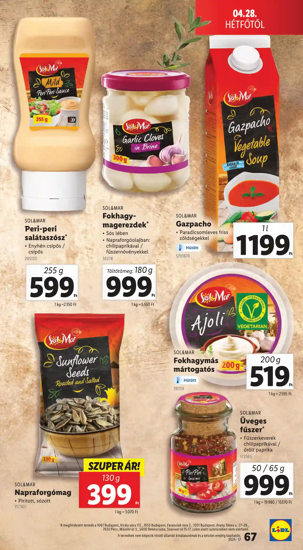 Lidl akciós újság 17. hét (Érvényes 04.24-től) (64 oldal)
