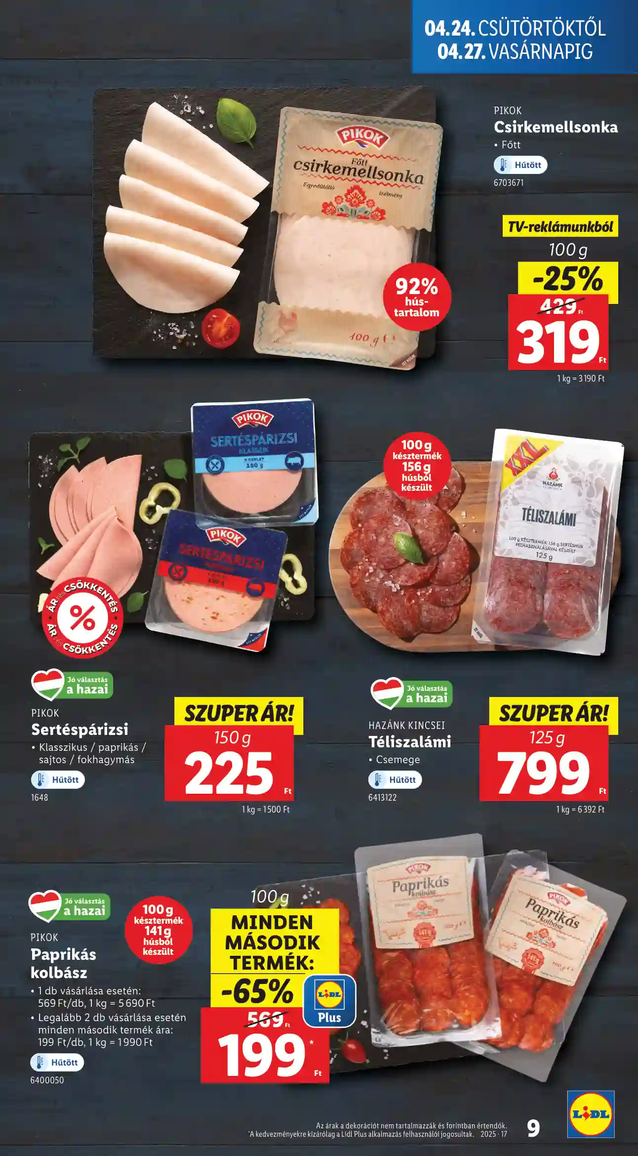 Lidl akciós újság 17. hét (Érvényes 04.24-től) (71 oldal)