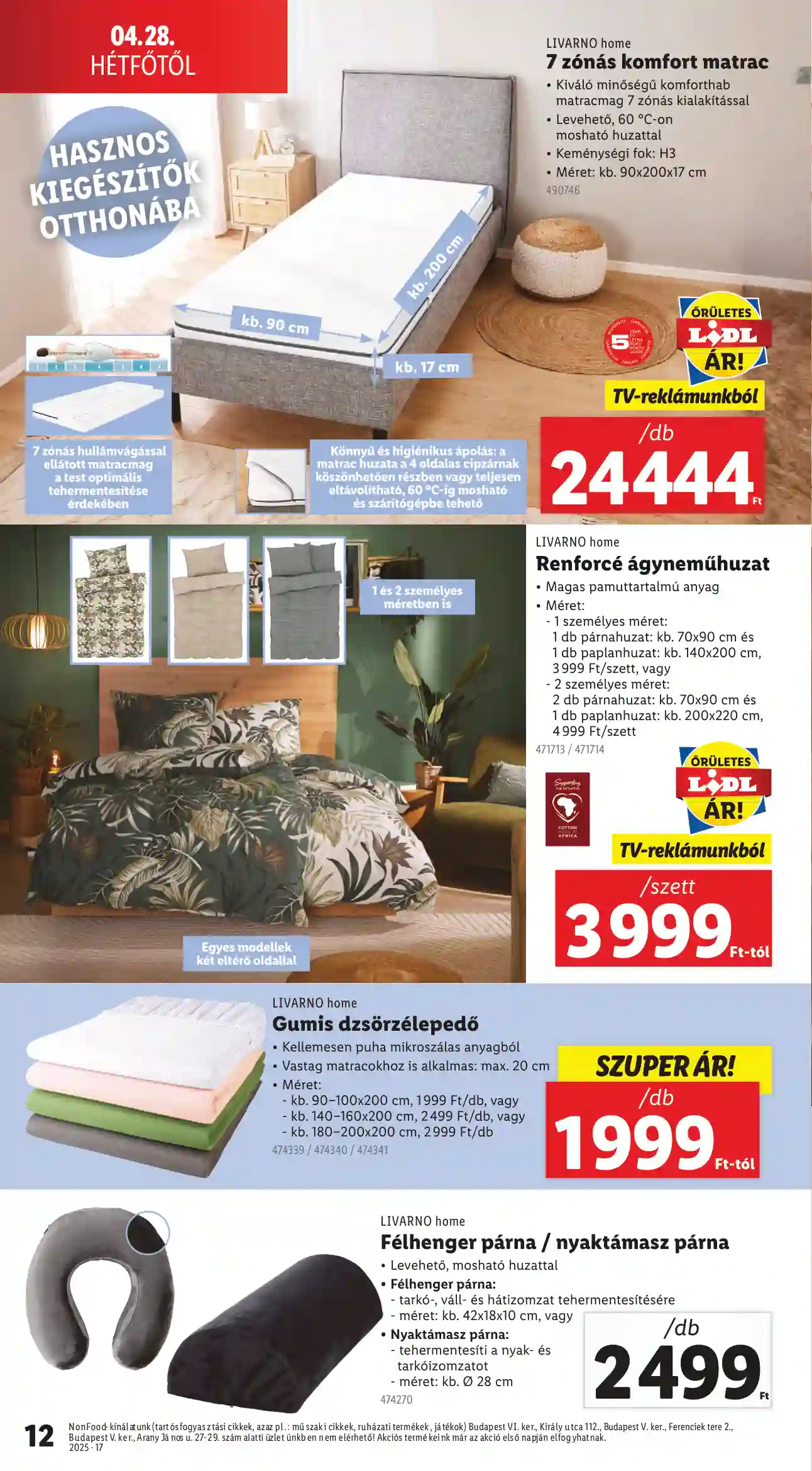 Lidl akciós újság 17. hét (Érvényes 04.24-től) (4 oldal)