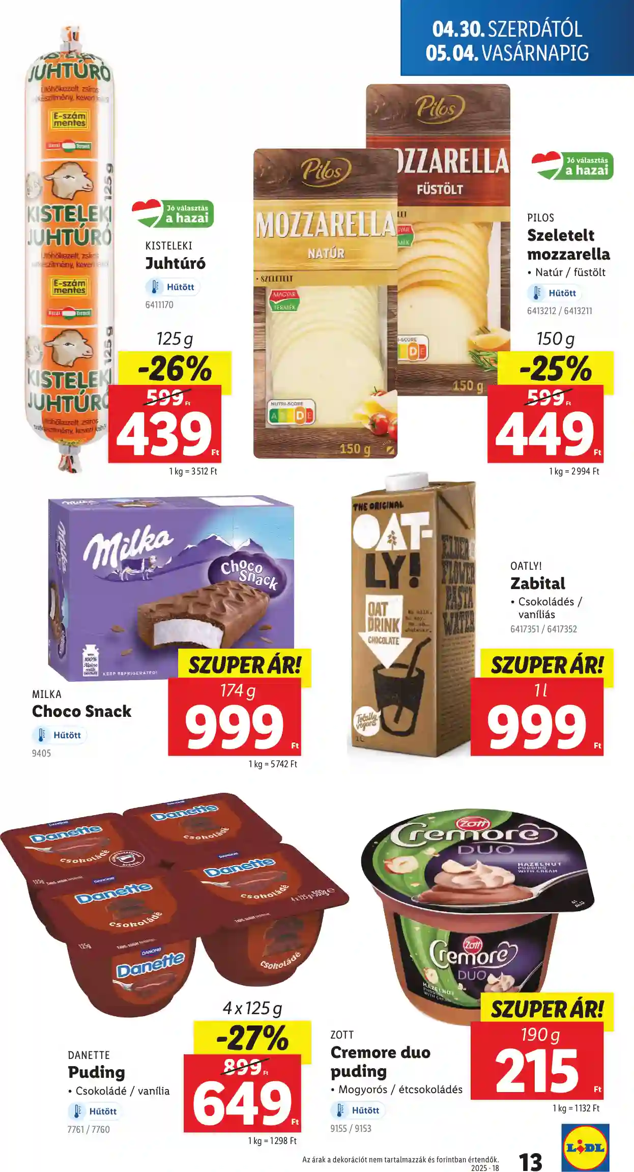 LIDL AKCIÓS ÚJSÁG 18. HÉT (ÉRVÉNYES 04.30-TÓL) (5 oldal)